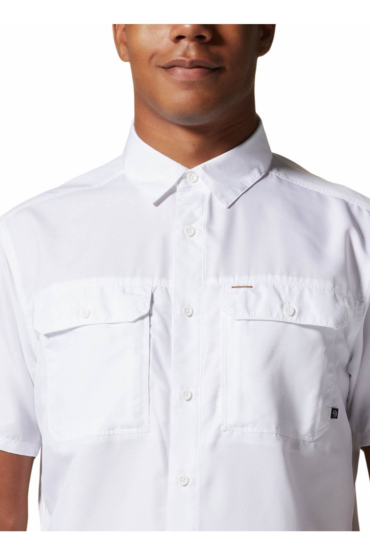 Mountain Hardwear Düz Beyaz Erkek Gömlek 1648771100 Om7044