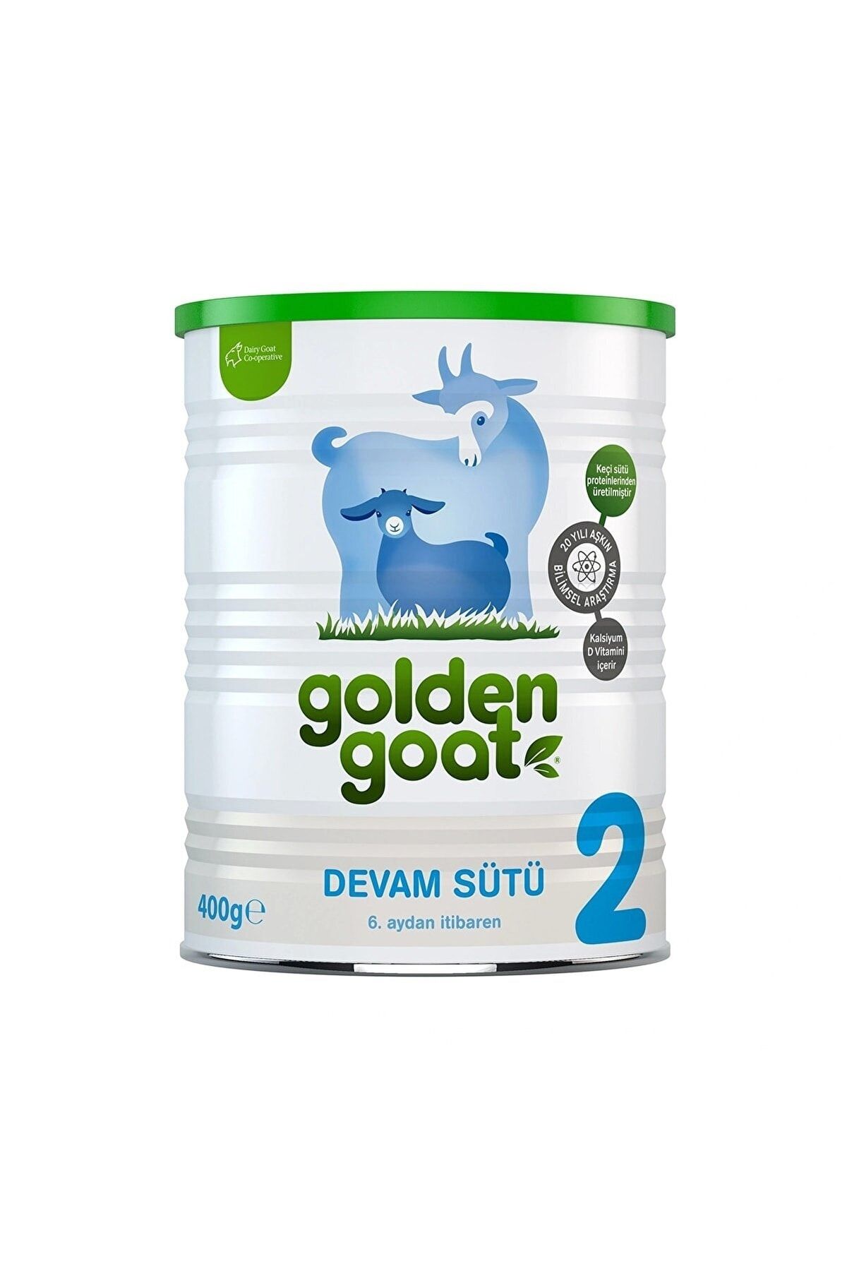 Golden Goat 2 Keçi Sütlü Devam Sütü 400 gr 6-12 Ay ( 1 ADET )