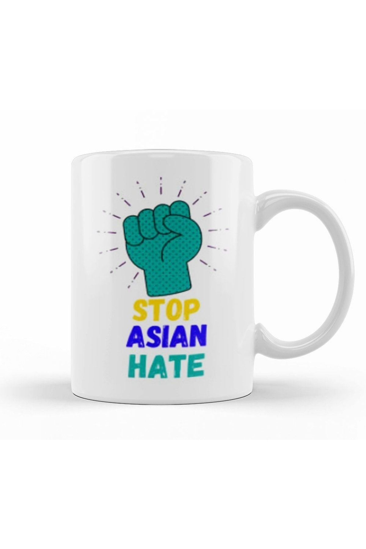Humuts Stop Asian Hate, Aapı Asian Lives Matter Kupa Bardak Porselen