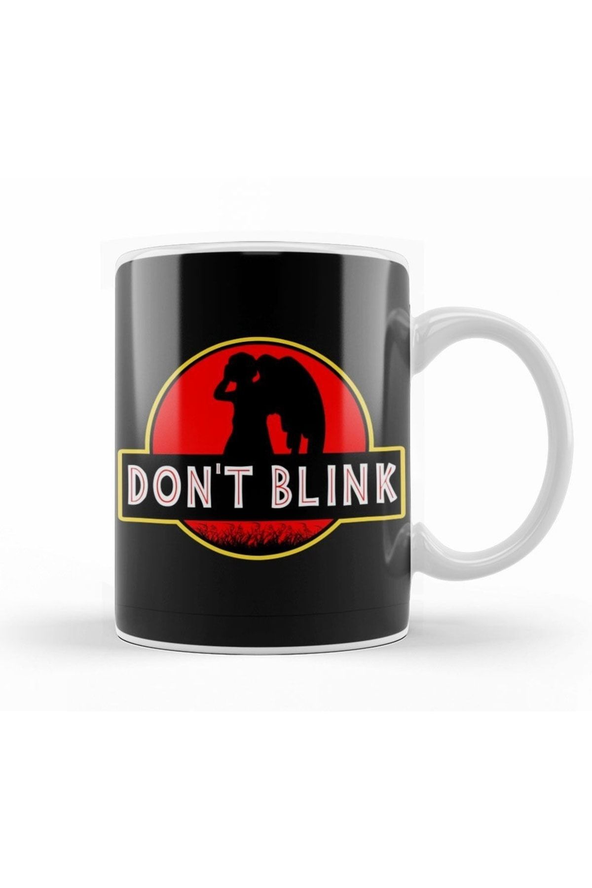 Humuts Dr Who Jurassic Park Dont Blink Kupa Bardak Porselen