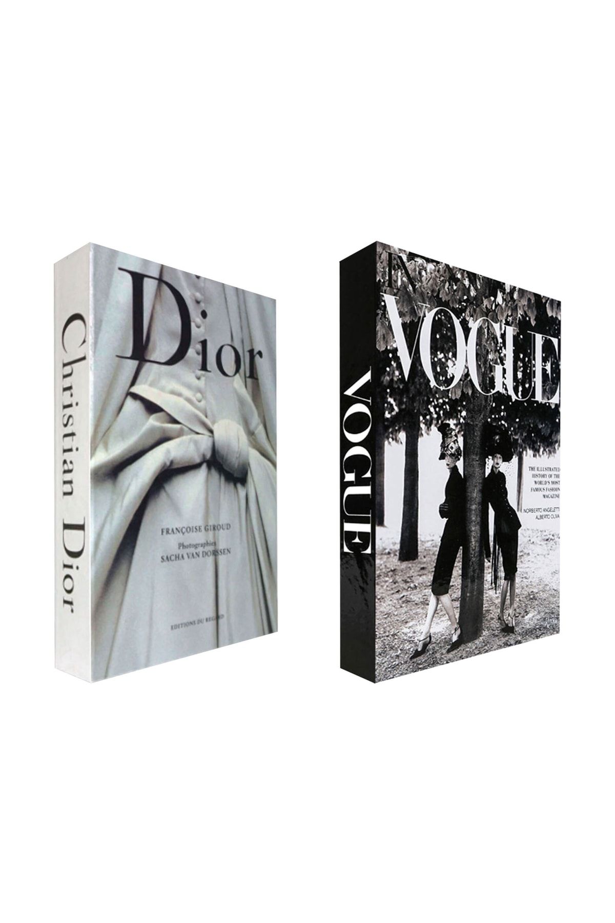 MagicHomeDecor Dior & Vogue Dekoratif Kitap Kutusu Set