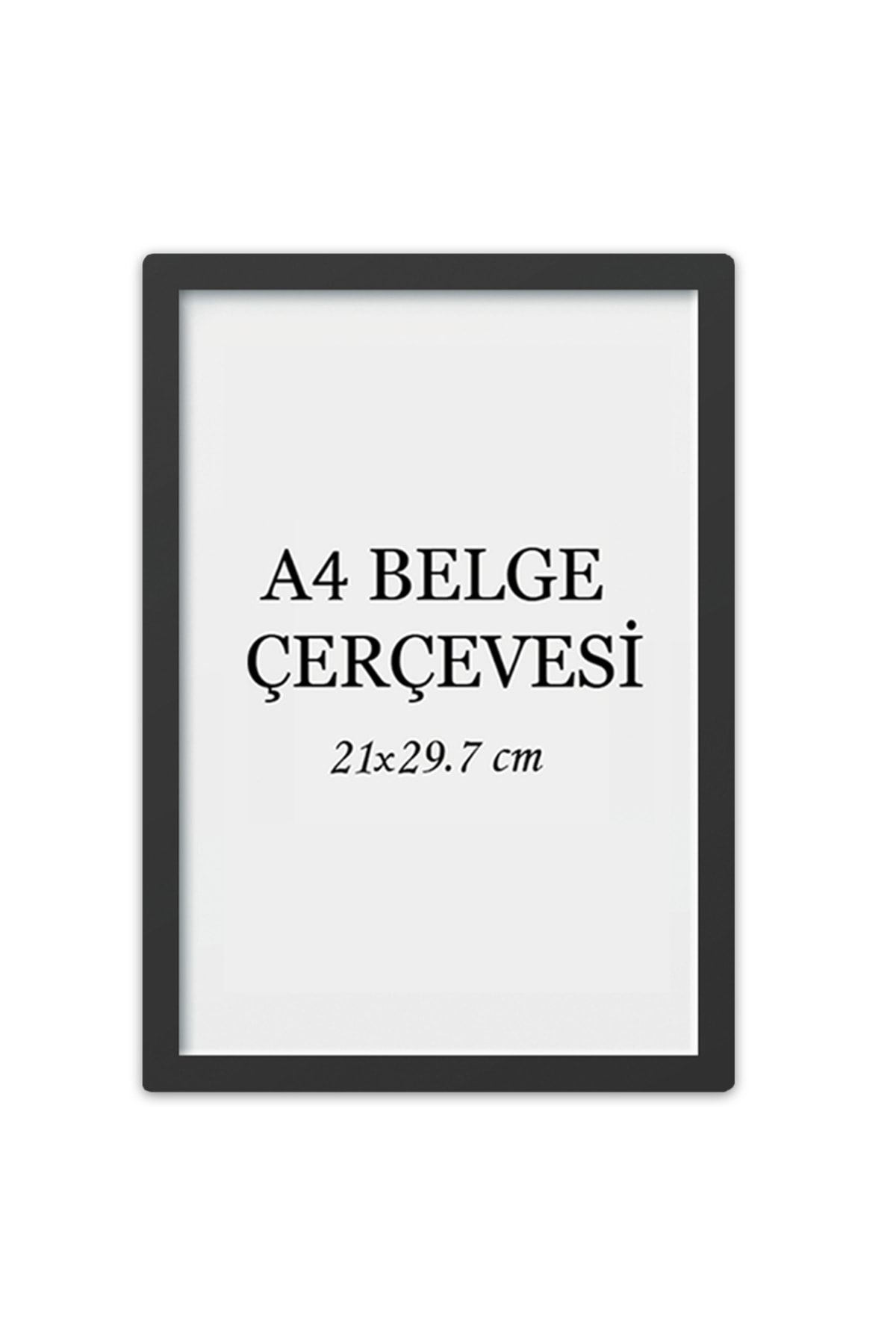 ÖZCANLAR ÇERÇEVE Diploma Çerçevesi Belge Çerçevesi Sertifika Fotoğraf Çerçevesi A4 Tekli Boş Çerçeve 21x30