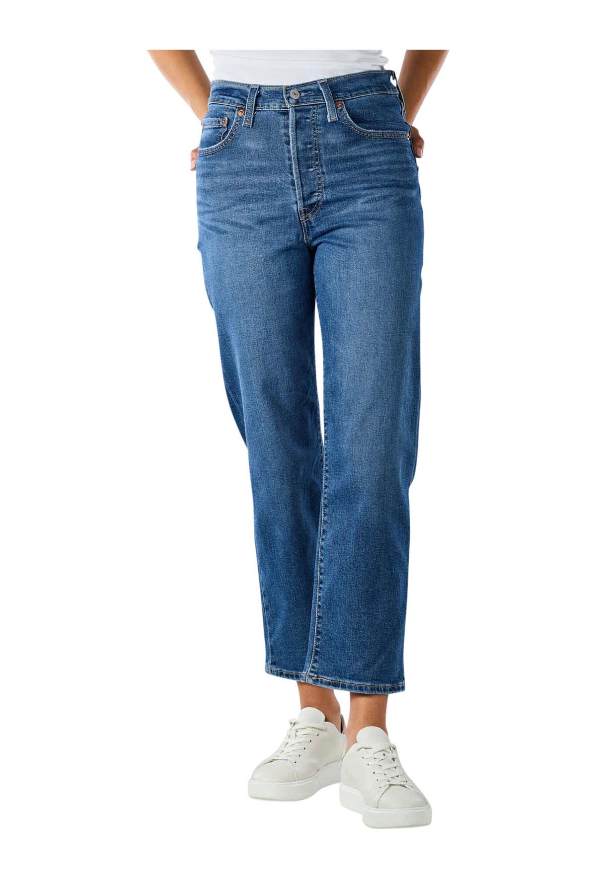 Levi's Kadın Yüksek Bel Jeans Düz Kesim Kot Pantolon - 72693-0121