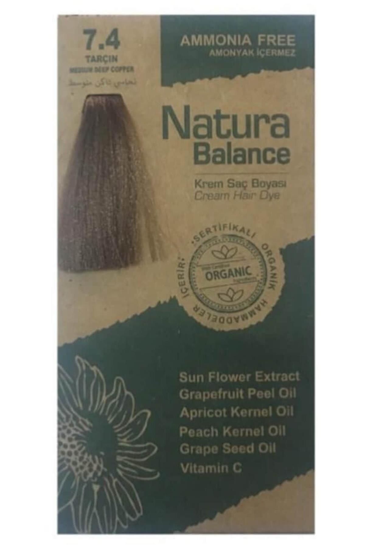 Natura Balance Kit Saç Boyası Tarçın 7.4