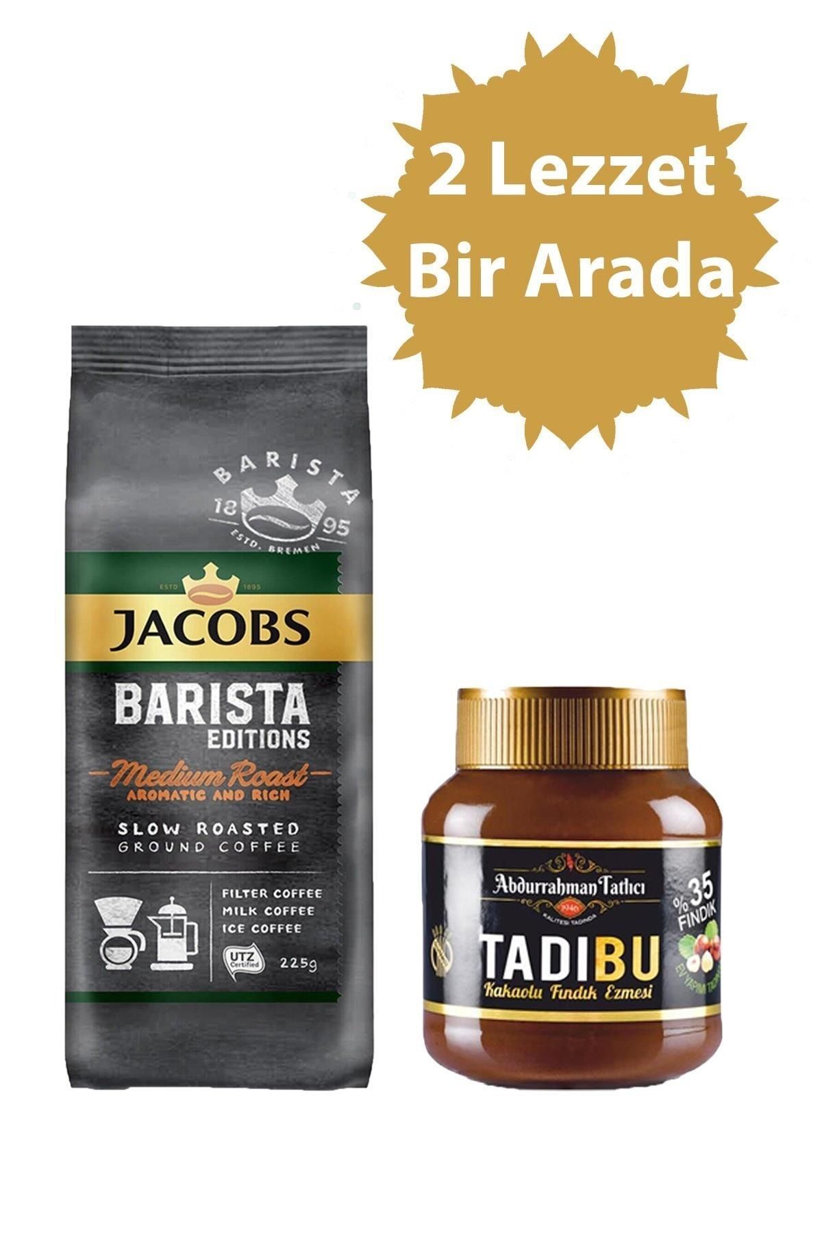Abdurrahman Tatlıcı Jacobs Barista Editions Medium Filtre Kahve 225 Gr Ve Tadıbu Kakaolu Fındık Ezmesi 330 Gr