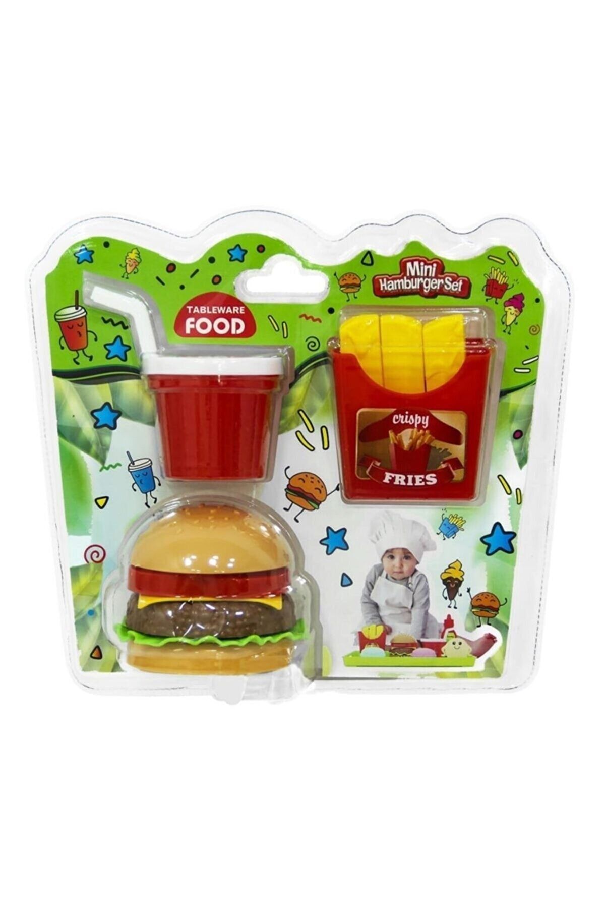 LEGO Oyuncak Mini Hamburger Tableware Fest Food Set 9021109