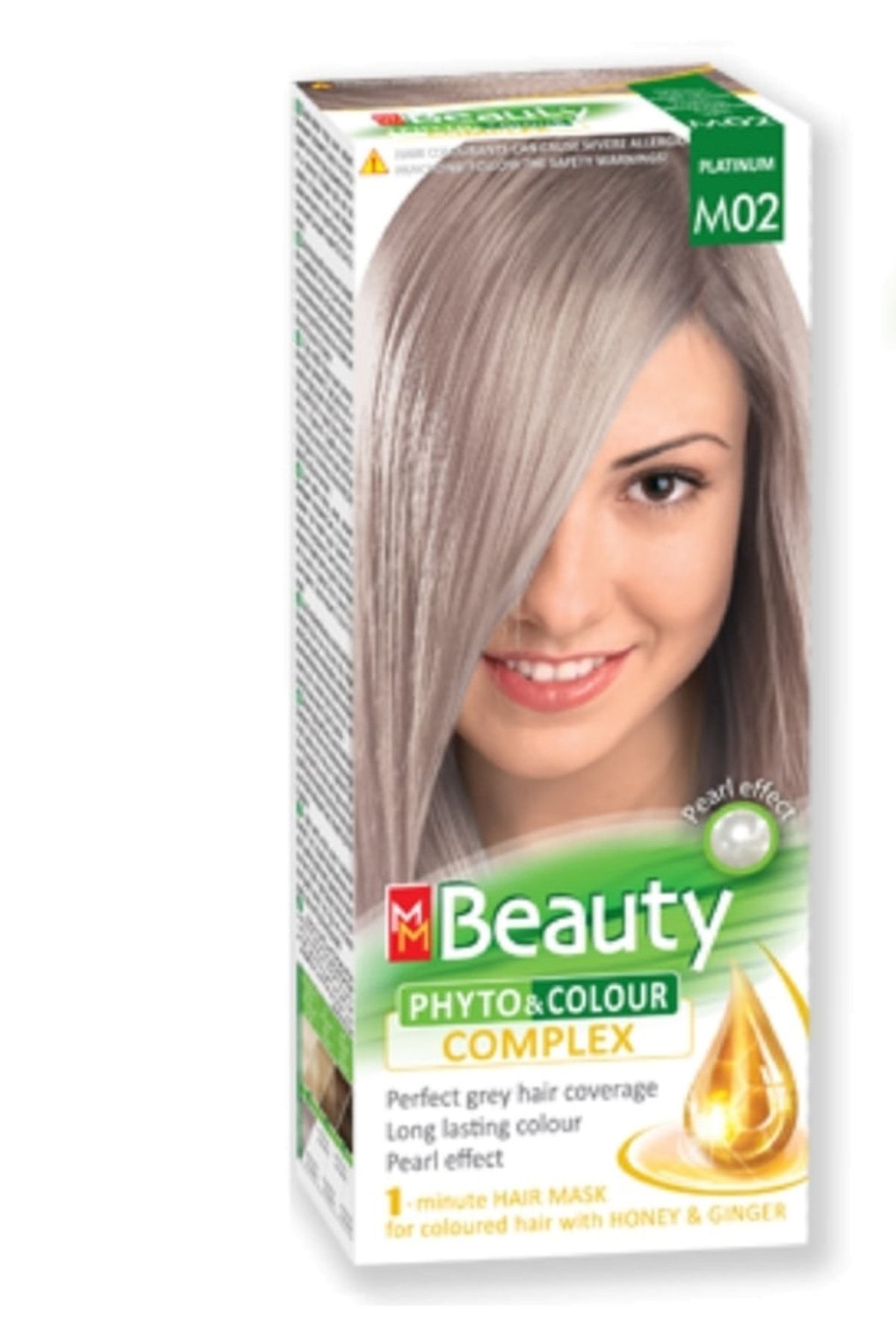 MM Beauty Saç Boyası M02 ( Platin ) Set Boya