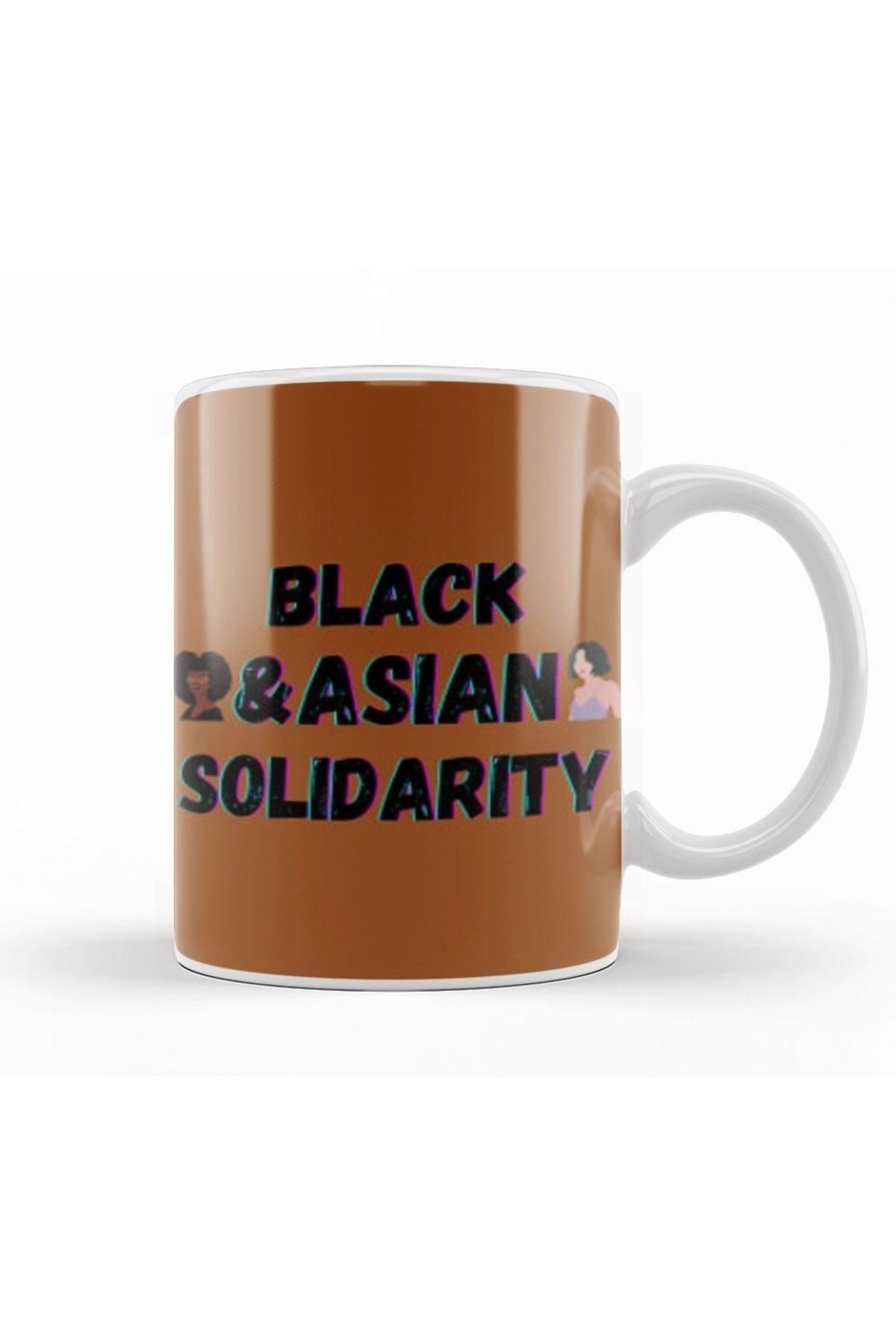 Humuts Black Asian Solidarity Black History Month Blm Black Lives Matter Kupa Bardak Porselen