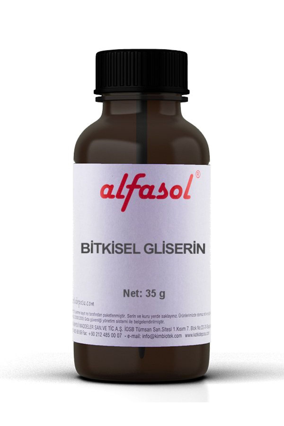 Alfasol Bitkisel Gliserin (vg) 35 Gr