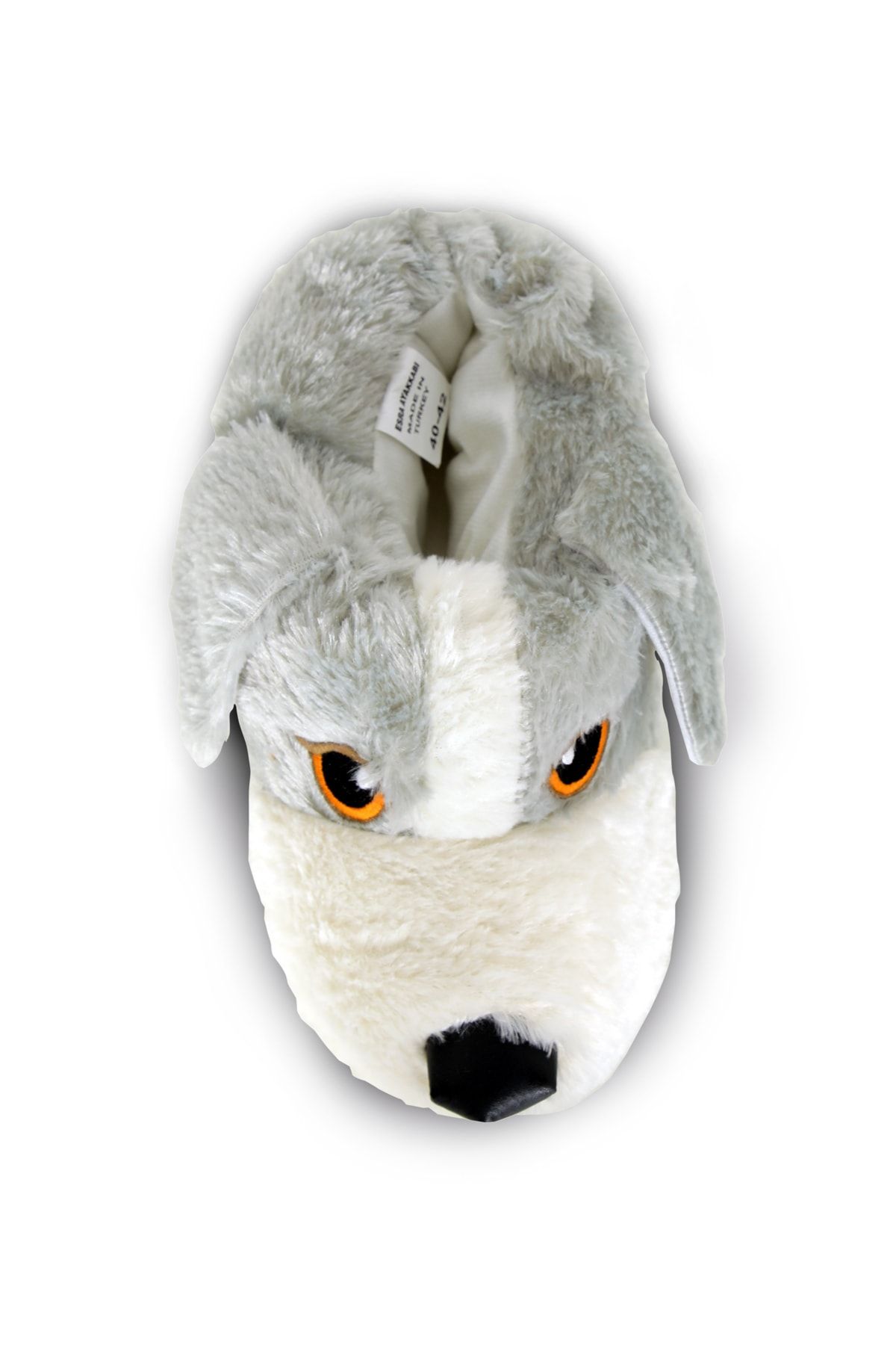 kabkabi Unisex Köpekli Ayağı Sıcak Tutan Kışlık Pofuduk Panduf