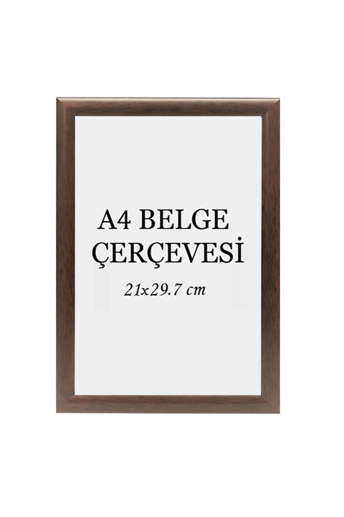 ÖZCANLAR ÇERÇEVE Diploma Çerçevesi Belge Çerçevesi Sertifika Fotoğraf Çerçevesi A4 Tekli Boş Çerçeve 21x29,7-21x30