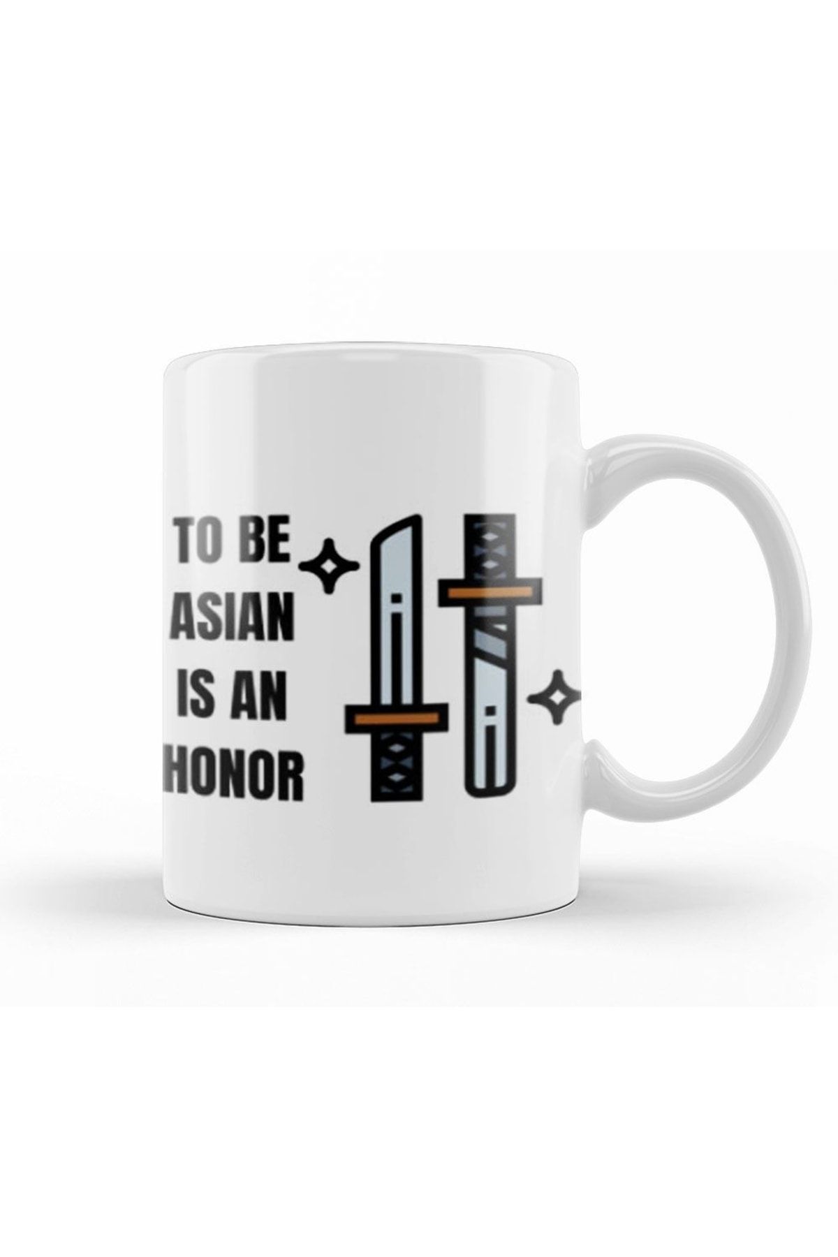 Humuts To Be Asıan Is An Honor Stop Asian Hate Kupa Bardak Porselen