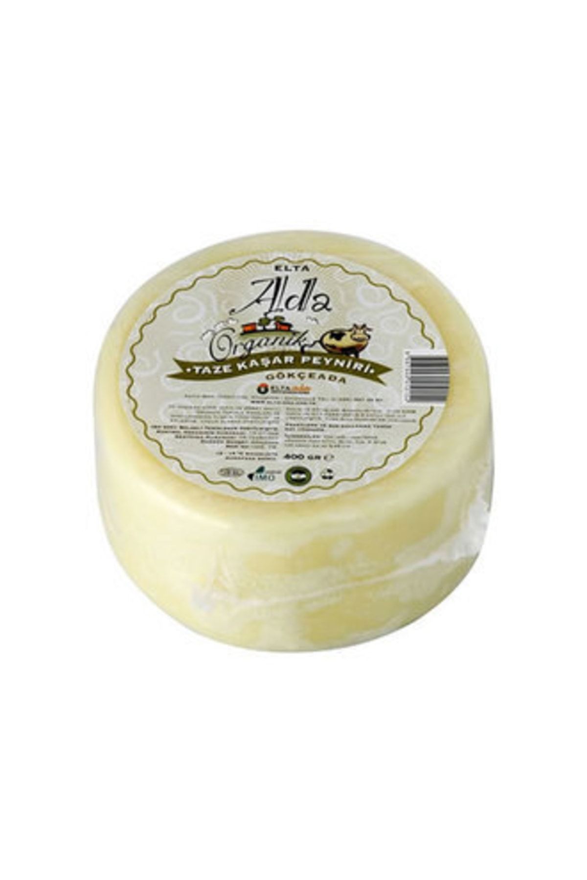 Elta ( MİNİ TEREYAĞ HEDİYE ) Elta Ada Organik Kaşar Peyniri 400 Gr