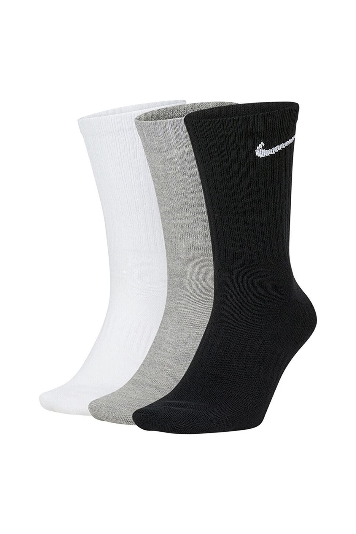 Nike 3 Renk Spor Çorap Sx7676-901