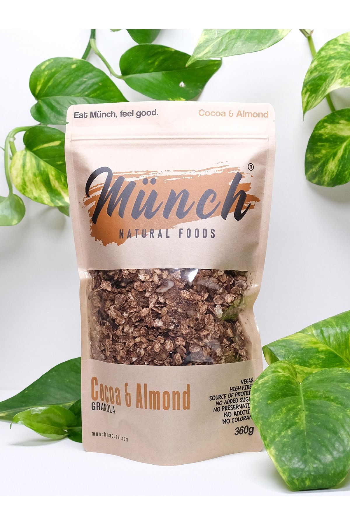 Münch Natural Foods Kakaolu Bademli Granola 1 Adet 360gr Cocoa Almond Granola