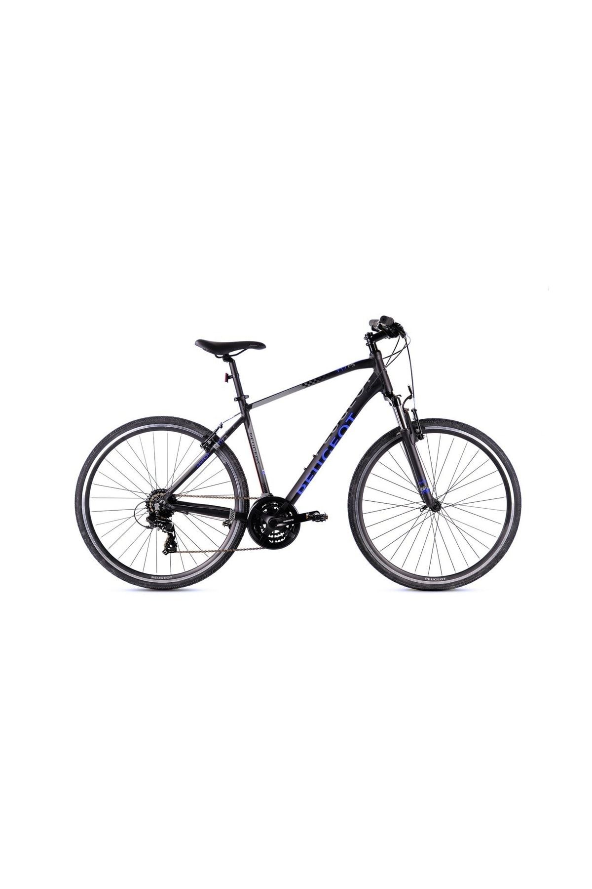 Peugeot Bisiklet T17-fs 28 Jant 510h 24-v Vb Siyah-mavi Trekking Bisikleti