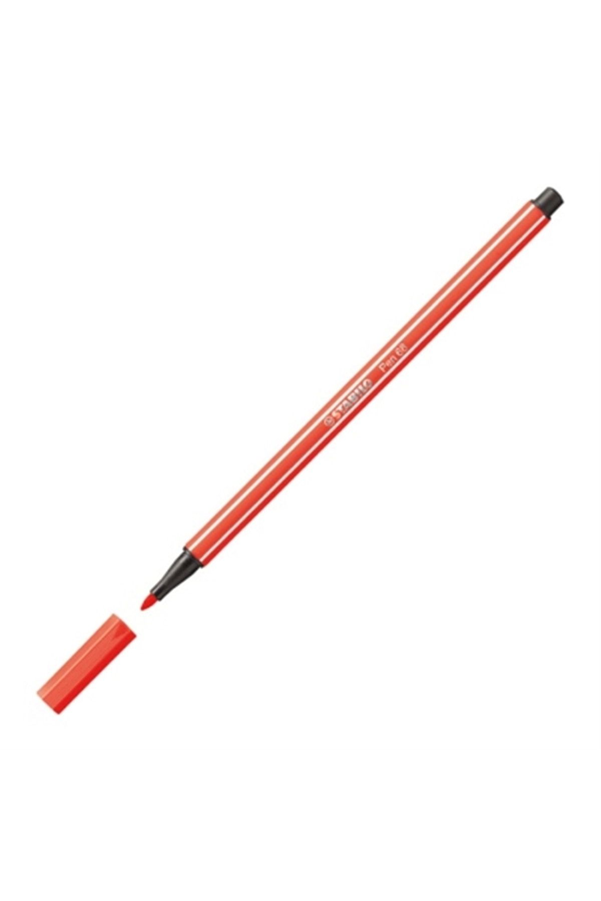 Stabilo Pen 68 Florasan Renk Keçeli Kalem (68/40) Açık Kırmızı