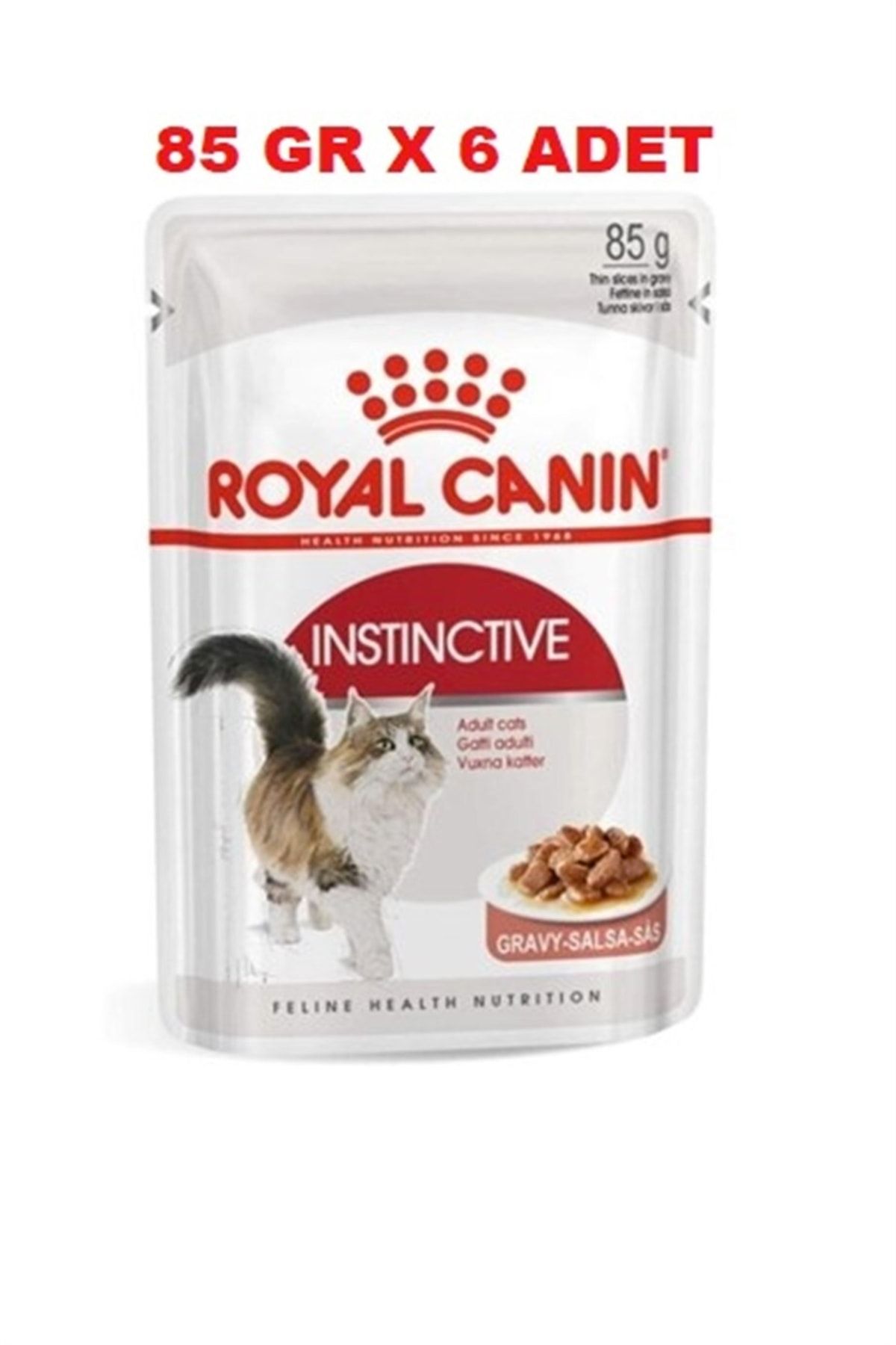 Royal Canin Instinctive Gravy Pouch 85 Gr X 6 Adet
