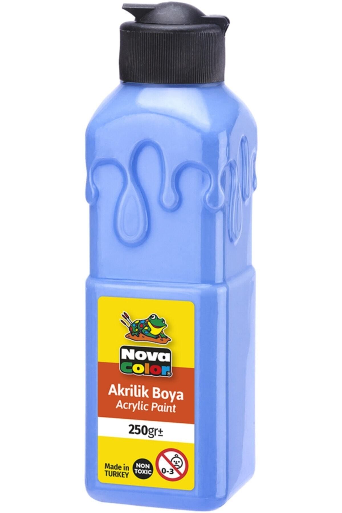 nova color Mahi Max Akrilik Boya 250 Gr Açık Mavi