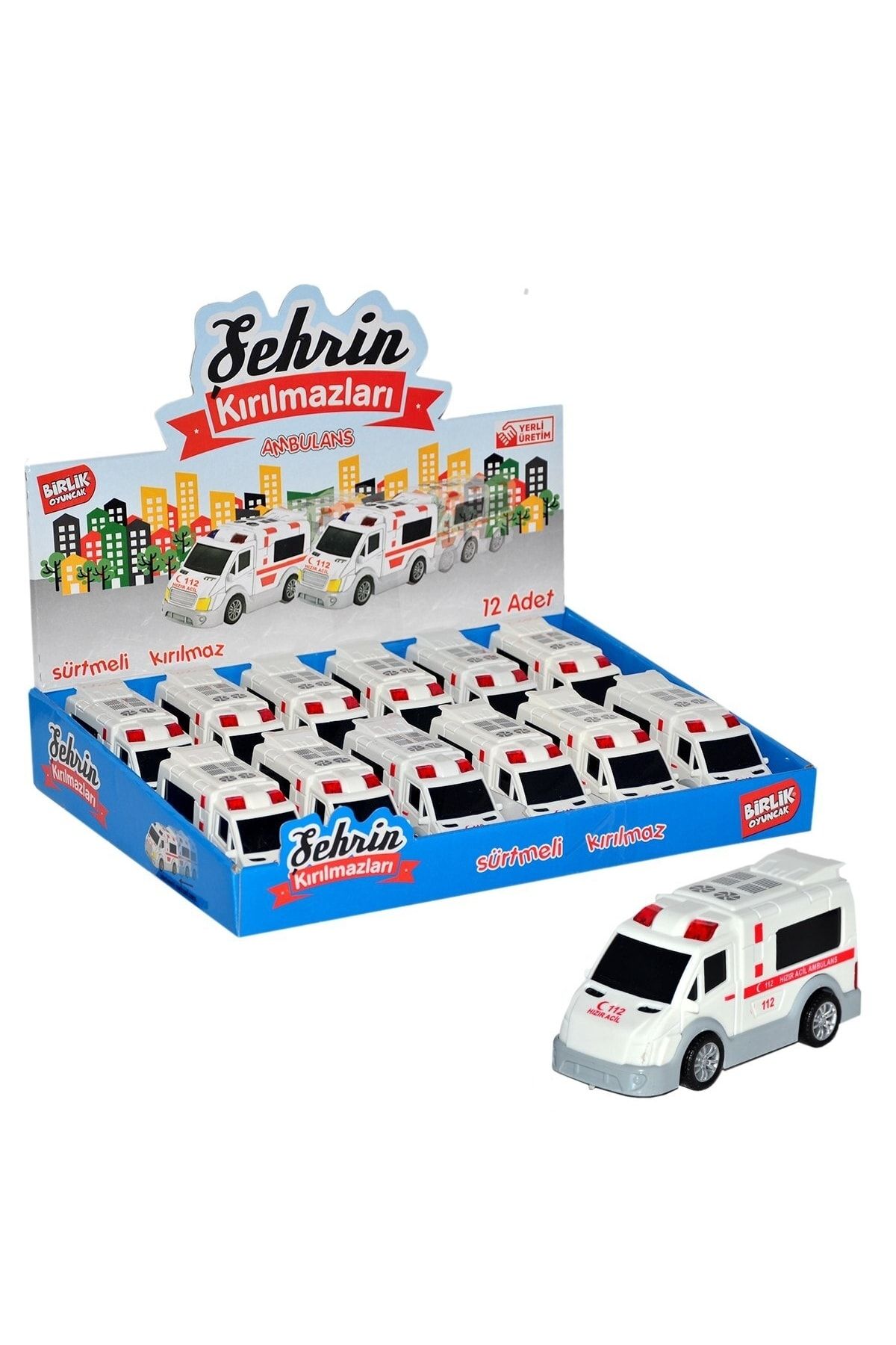 BİRLİK TOYS Urt004-001 Ambulans Şehrin Kırılmazları