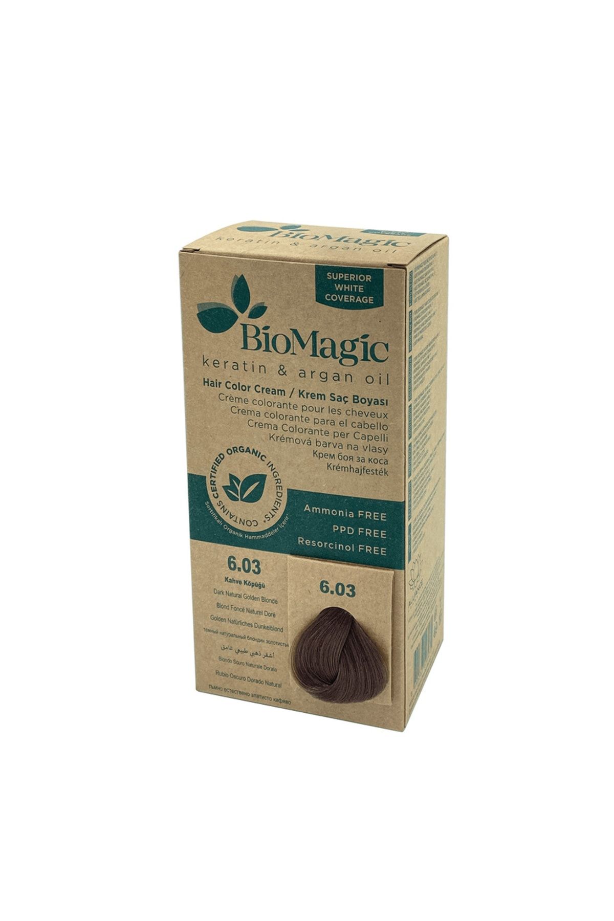 BioMagic Saç Boyası Kahve Köpüğü No: 6.03