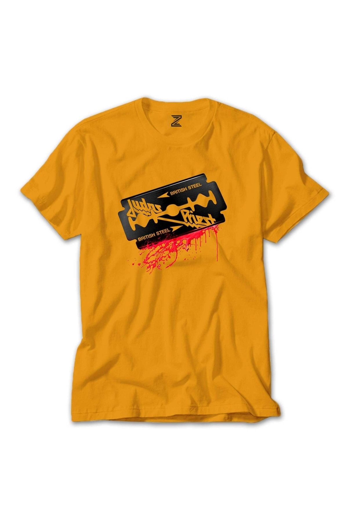 Z zepplin Judas Priest Steel Sarı Tişört