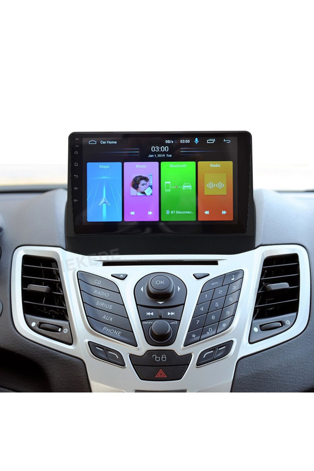 flytech Ford Ecosport Android Multimedya Navigasyon Teyp