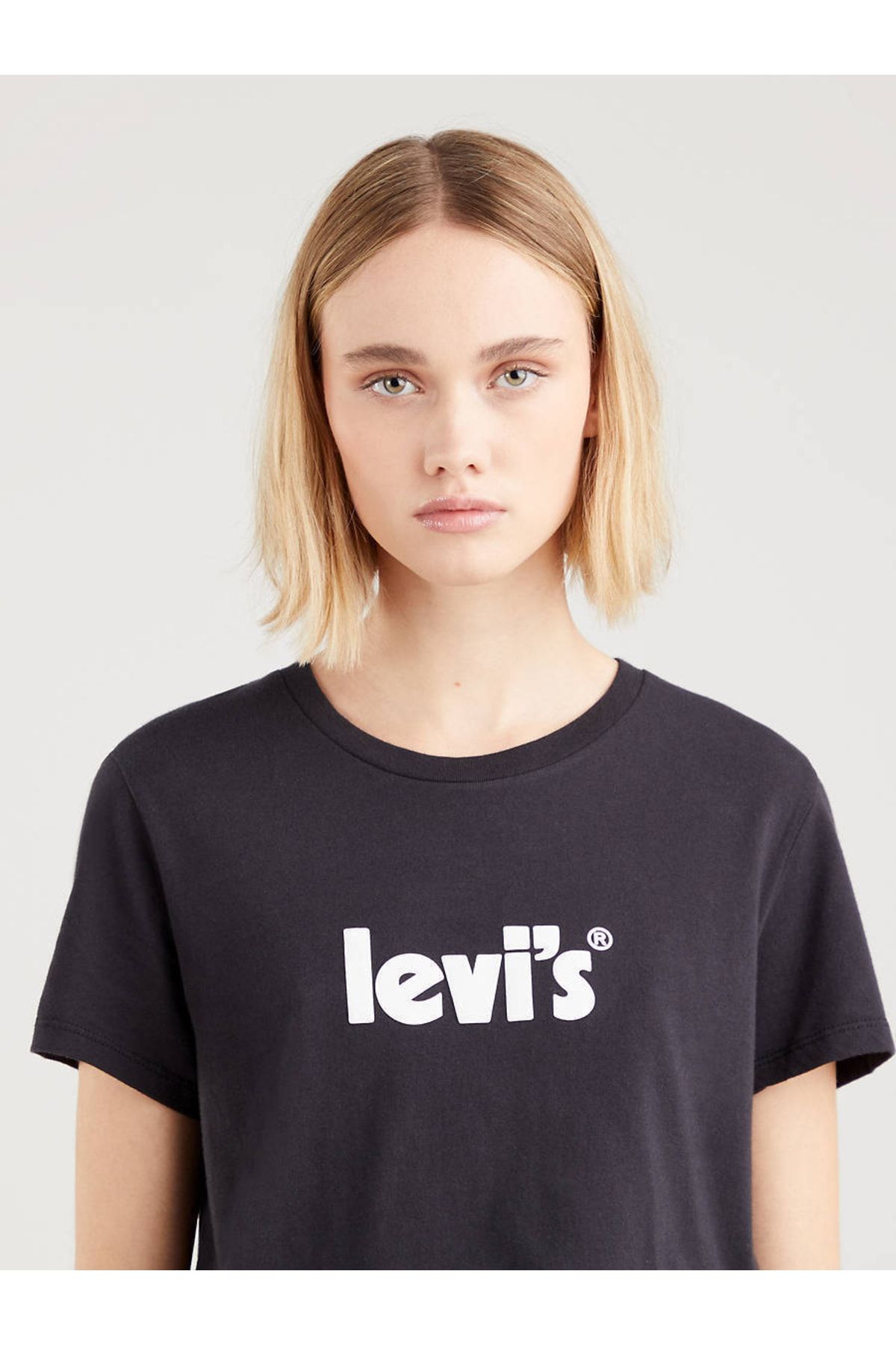 Levi's Kadın Siyah T-shirt A2086-0169