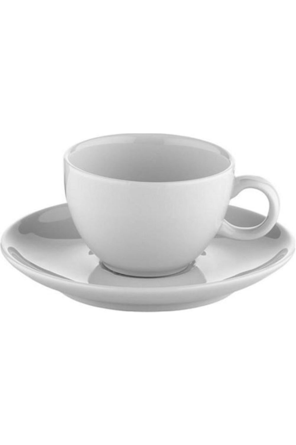 Kütahya Porselen Zeugma Çay Kahve Fincanı Tabaklı 100 Cc 6 Adet
