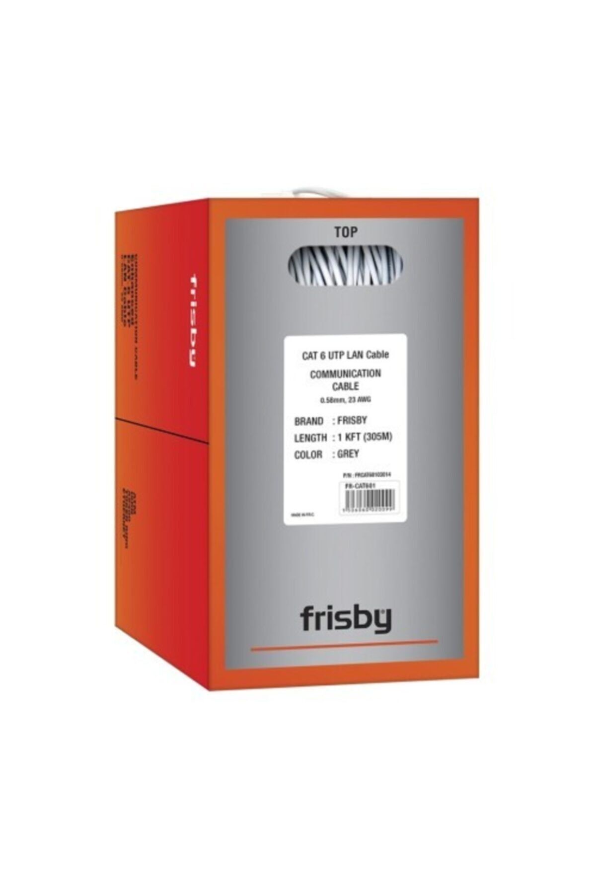 Frisby Fr-cat601 305m Cat 6 Kablo Utp 23 Awg 0.58mm Yüksek Bakır Oranlı