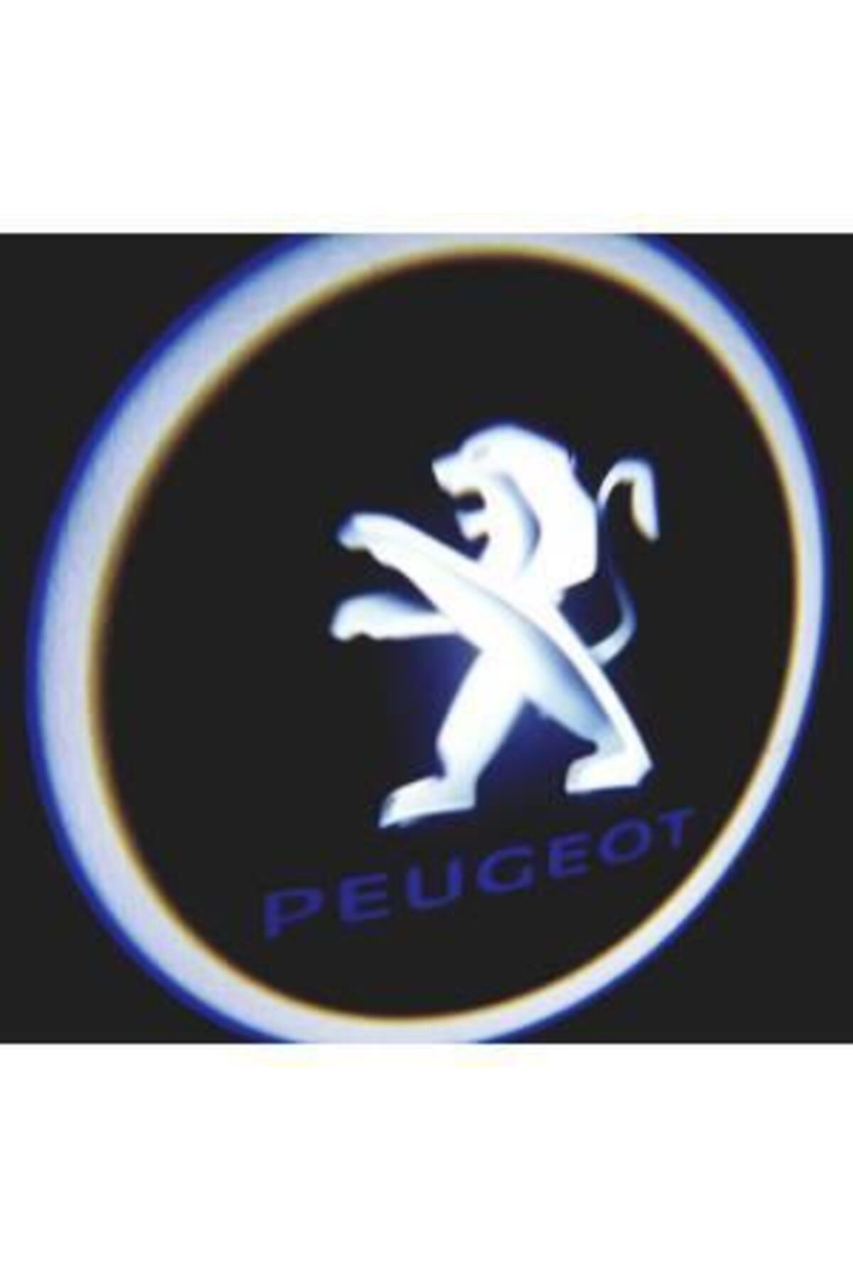 10oto Peugeot Pilli Mesafe Sensörlü Kapı Altı Logo Yapıştırmalı