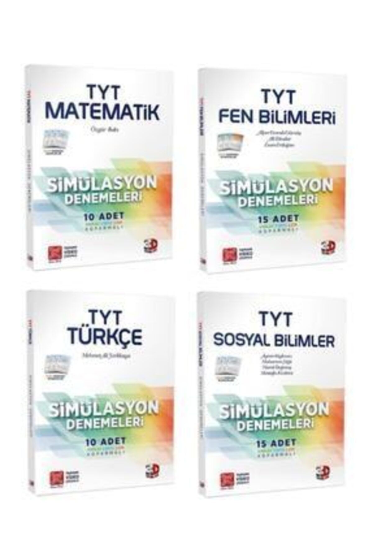 3D Yayınları Çözüm 3d Tyt Deneme Seti Matematik Türkçe Fen Bilimleri Sosyal Bilimler