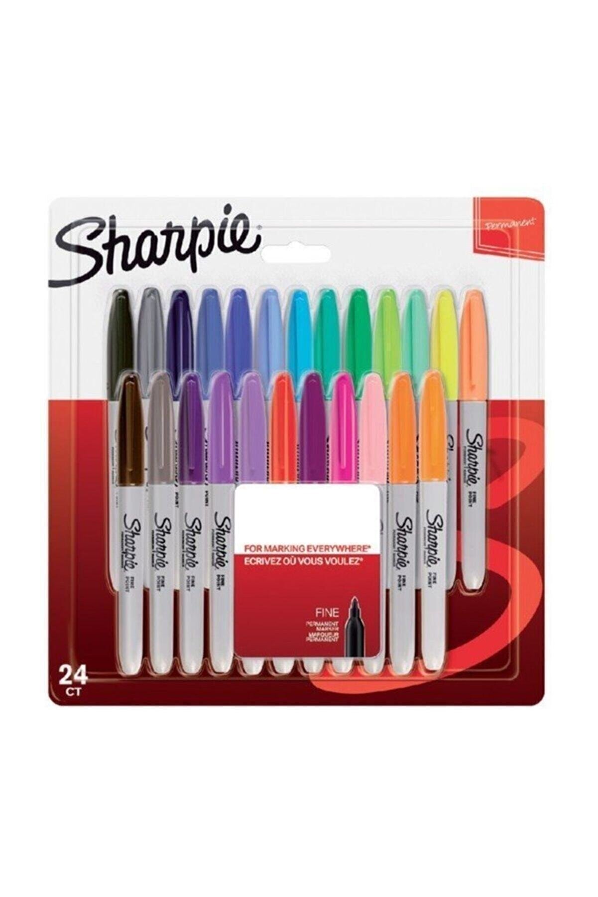 Sharpie Permanent Fine Kalem Karışık Renk 24'lü