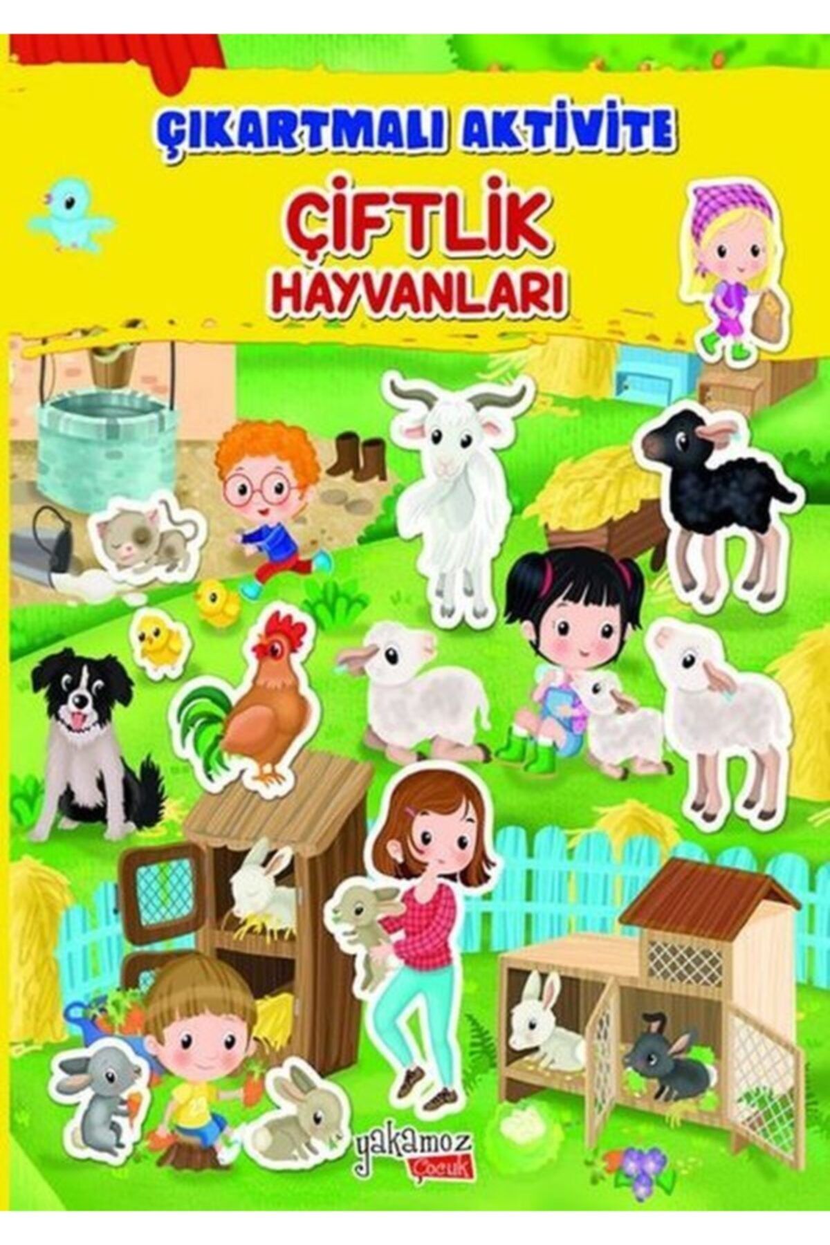 Yakamoz Yayınları Çiftlik Hayvanları - Çıkartmalı Aktivite