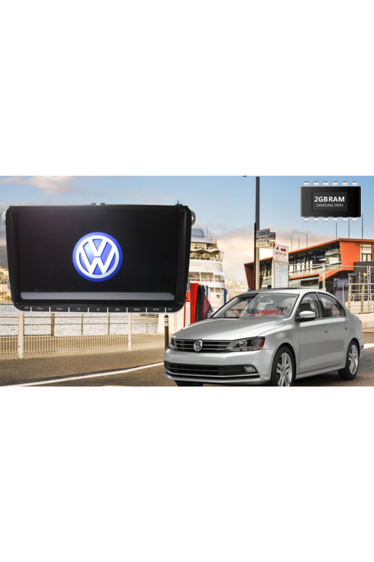Navigold Volkswagen Jetta Mk6 Android Multimedya Teyp Wifi Gps 2gb Ram