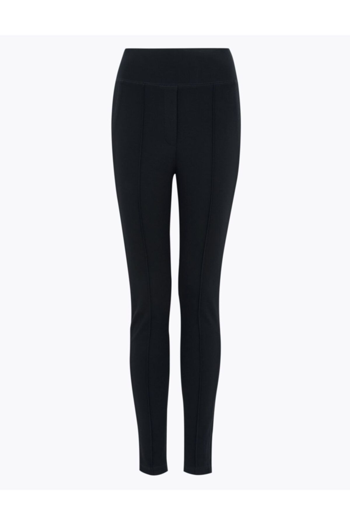 Marks & Spencer Kadın Lacivert Jarse Skinny Ankle Grazer Pantolon T59005585