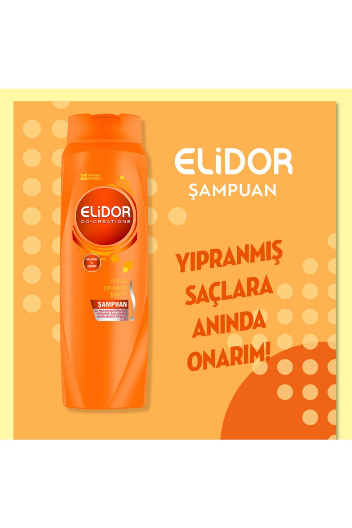 Elidor Anında Onarıcı Saç Bakım Şampuanı 650 Ml