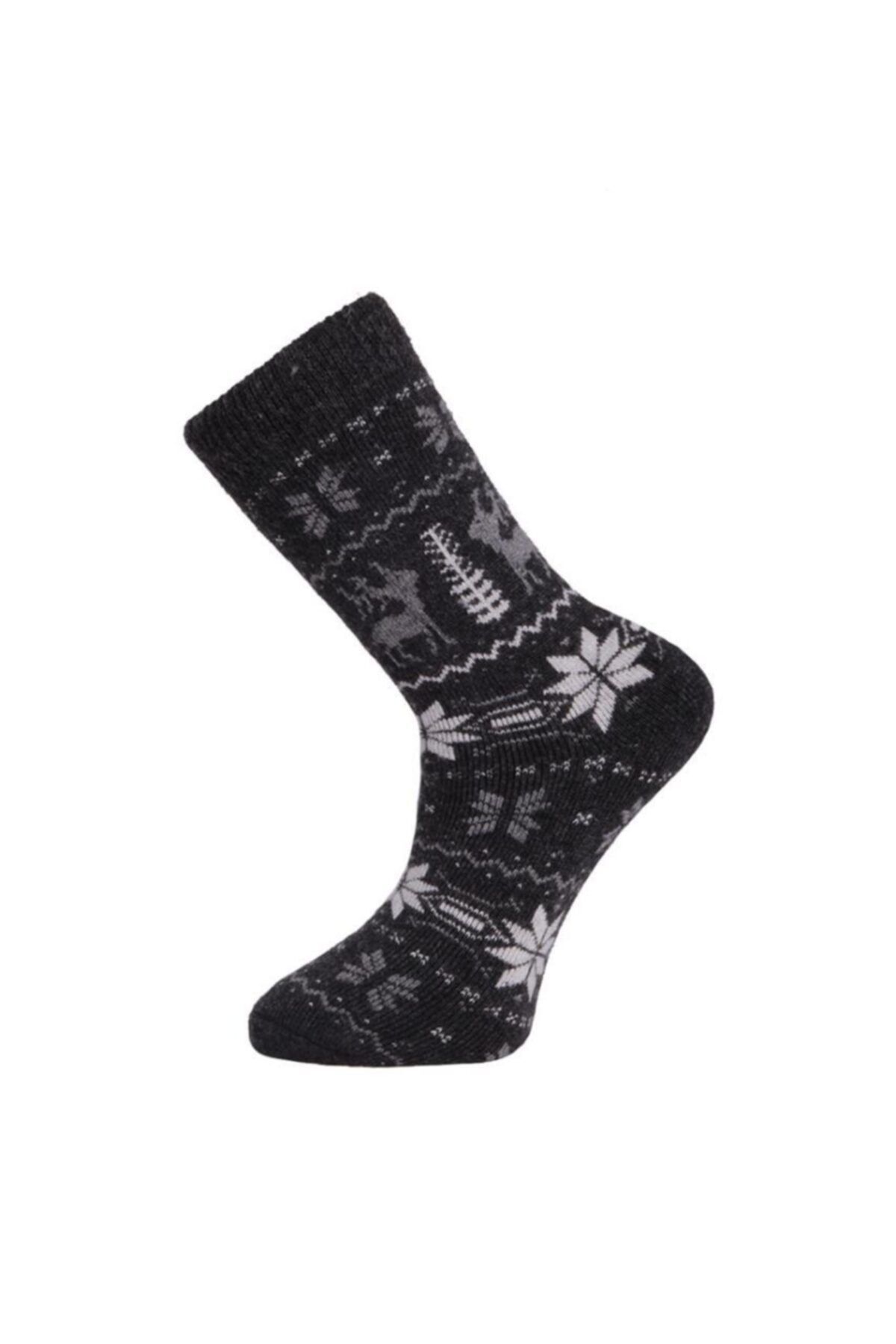 Panthzer Casual Wool Erkek Çorap Siyah