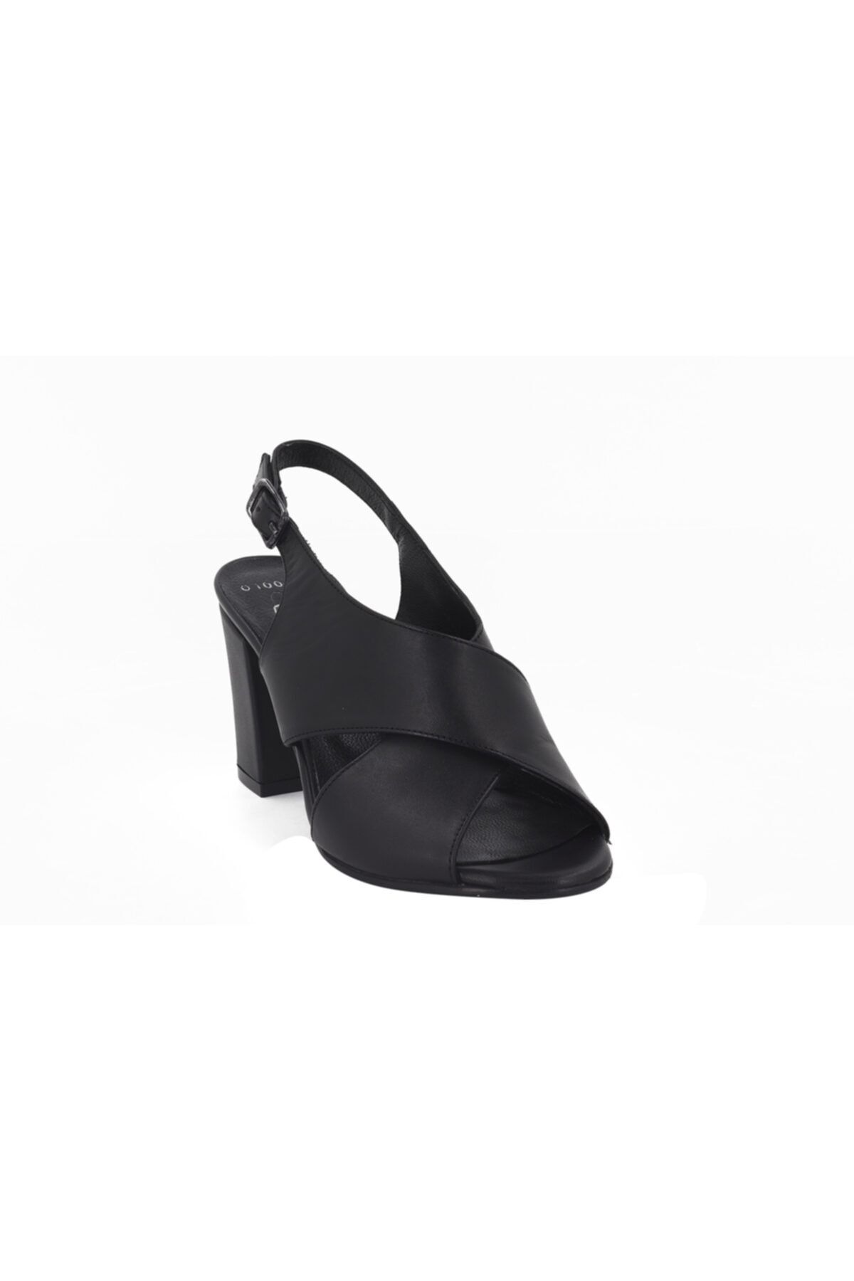 Hobby Siyah Topuklu Kadın Ayakkabı Lp0100