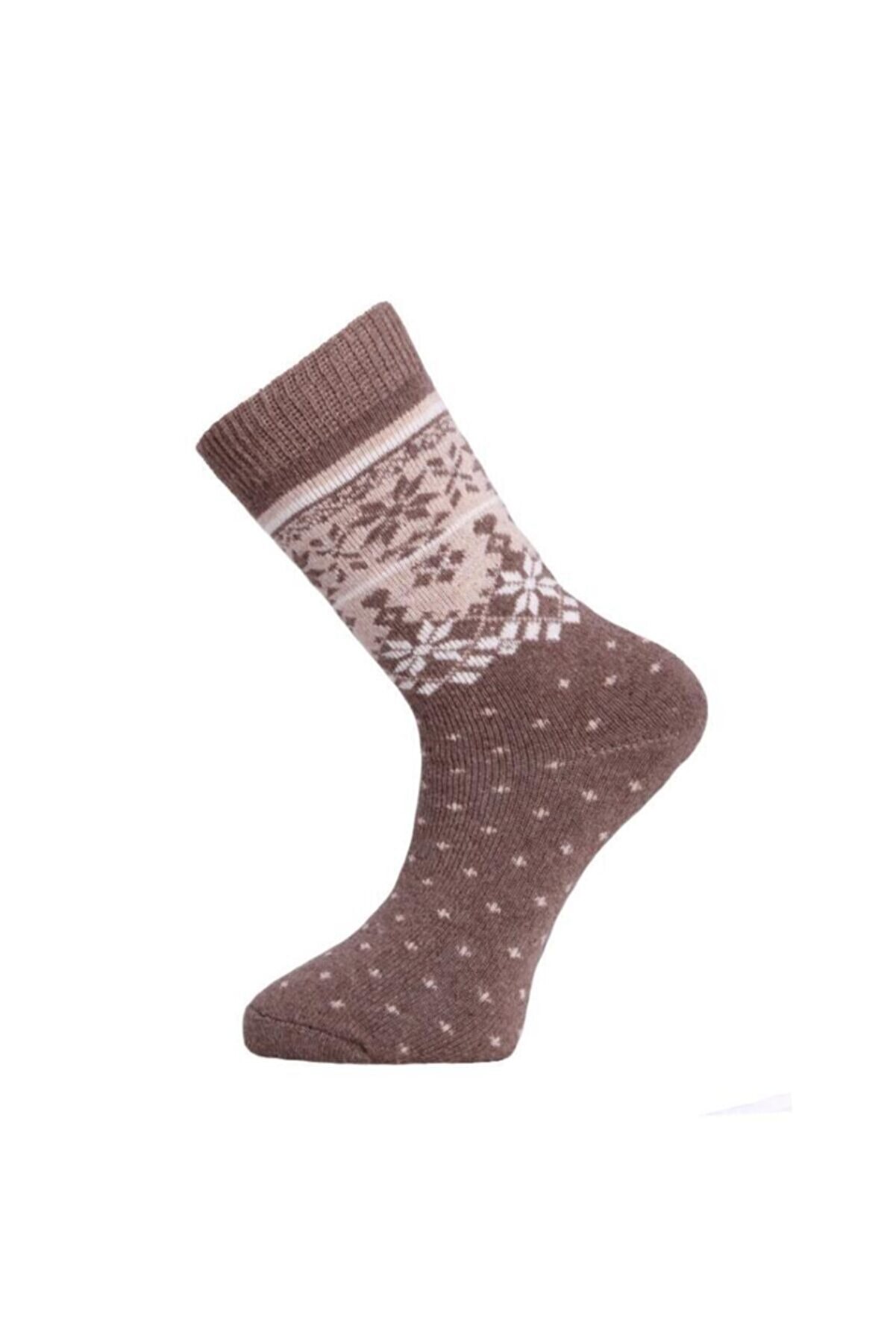 Panthzer Casual Wool Erkek Çorap Bej