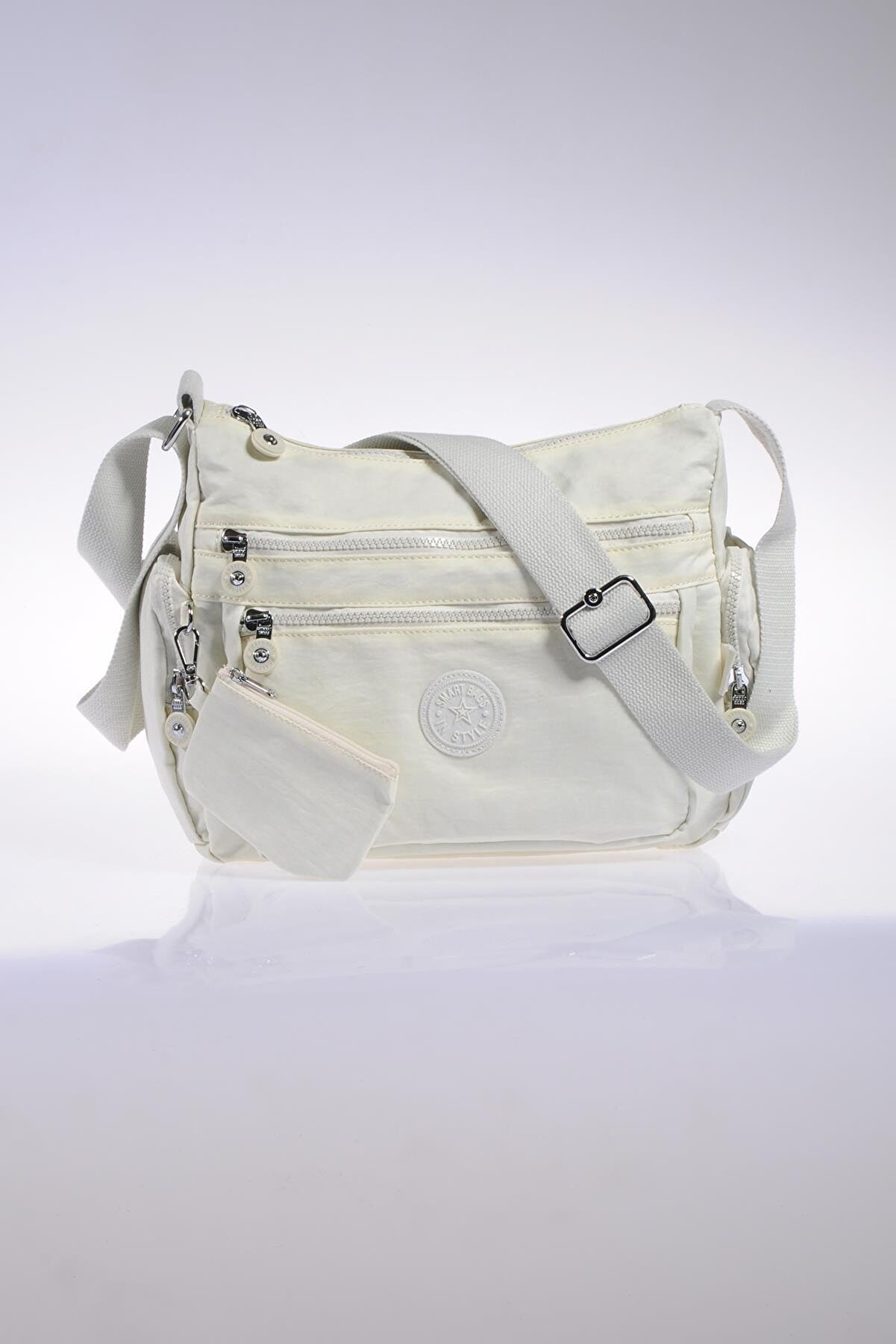 Smart Bags Smb1115-0002 K.beyaz Kadın Çapraz Çanta