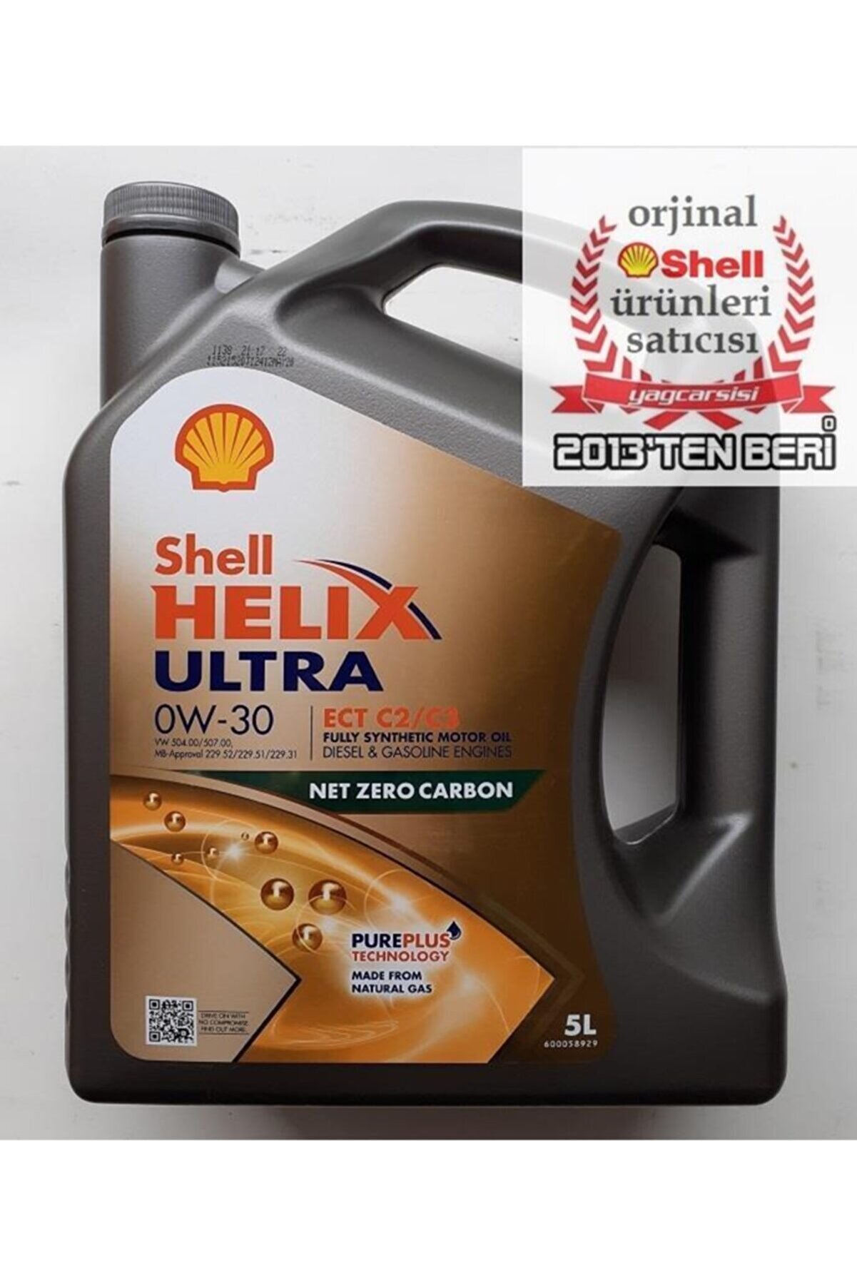 Shell Helix Ultra Ect C2/c3 0w30 5 L-vw 504 00/507 00-mb 229.52