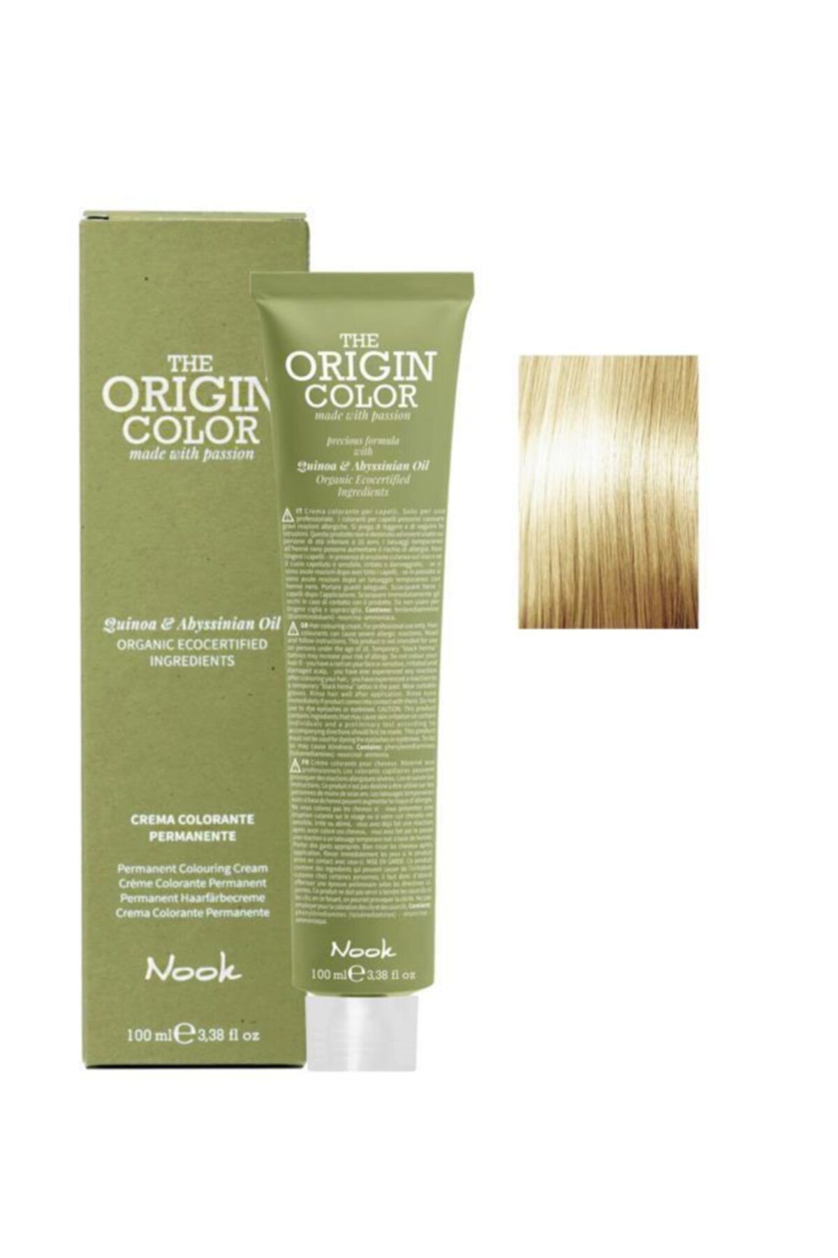 Nook The Origin Color Saç Boyası 11.3 Ekstra Platin Sarı Altın 100 ml