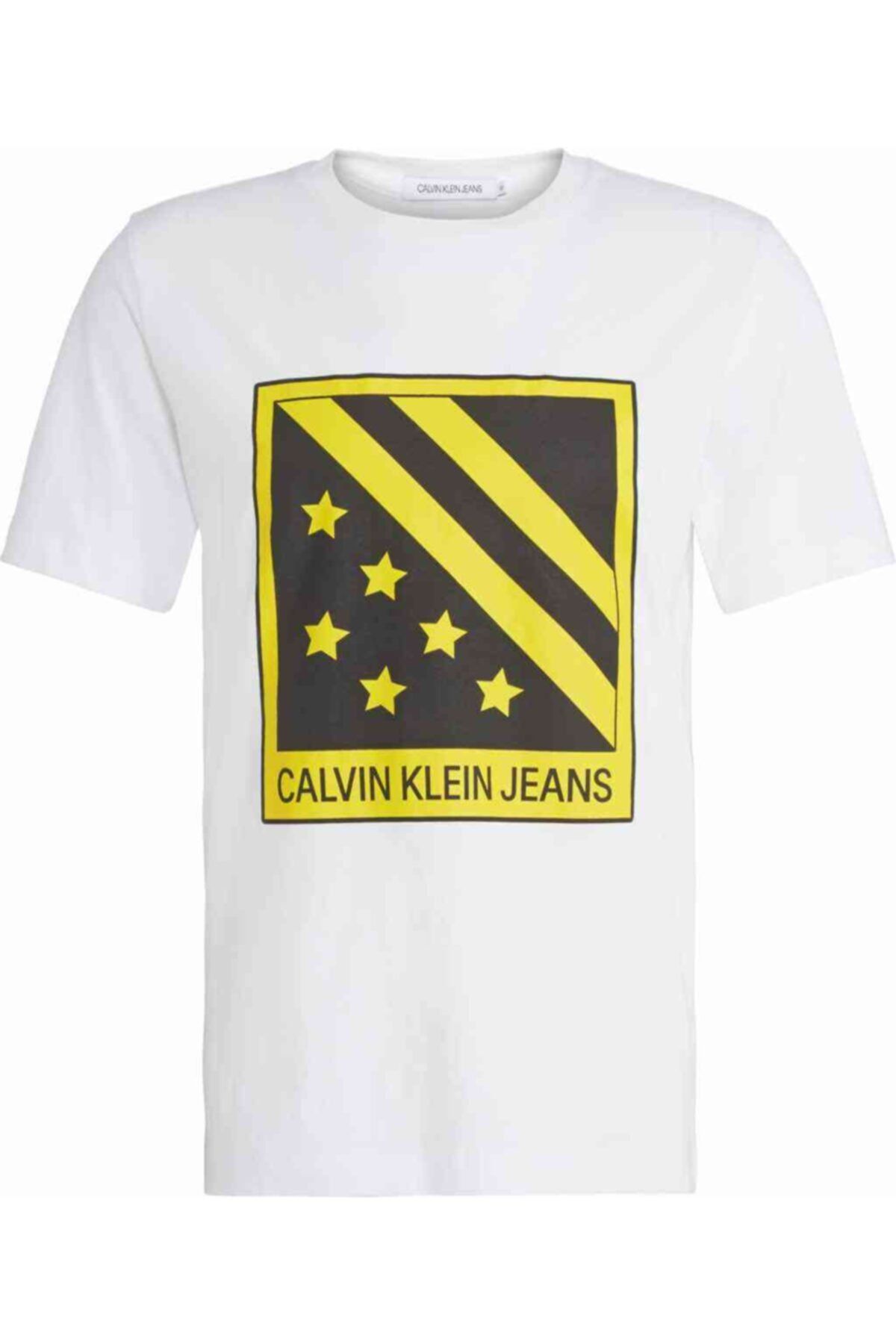 Calvin Klein Ck Erkek Bıg Badge Front Kısa Kollu Tshırt