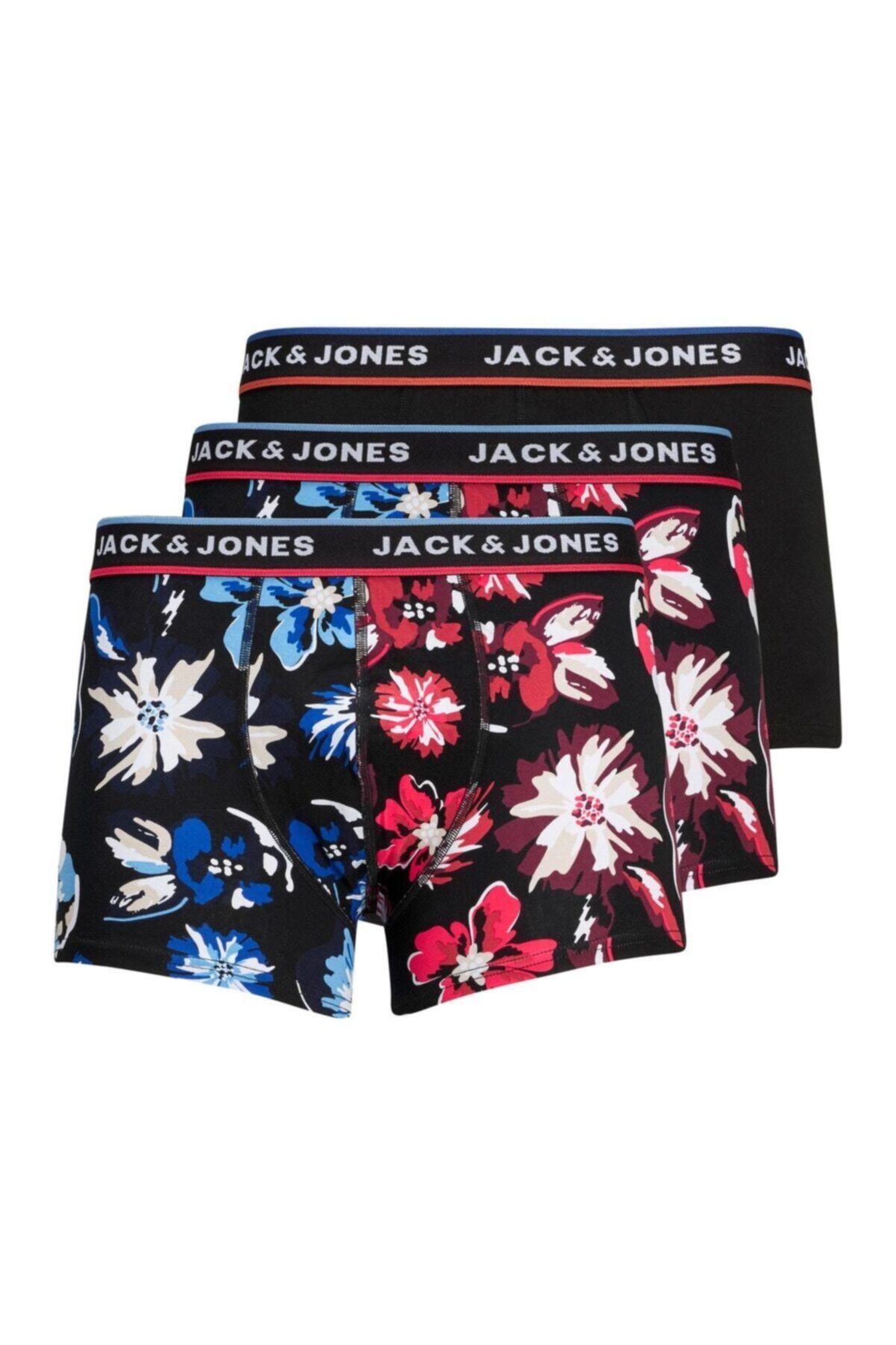 Jack & Jones Jack Jones Colors Erkek 3 Lü Paket Erkek Baxer