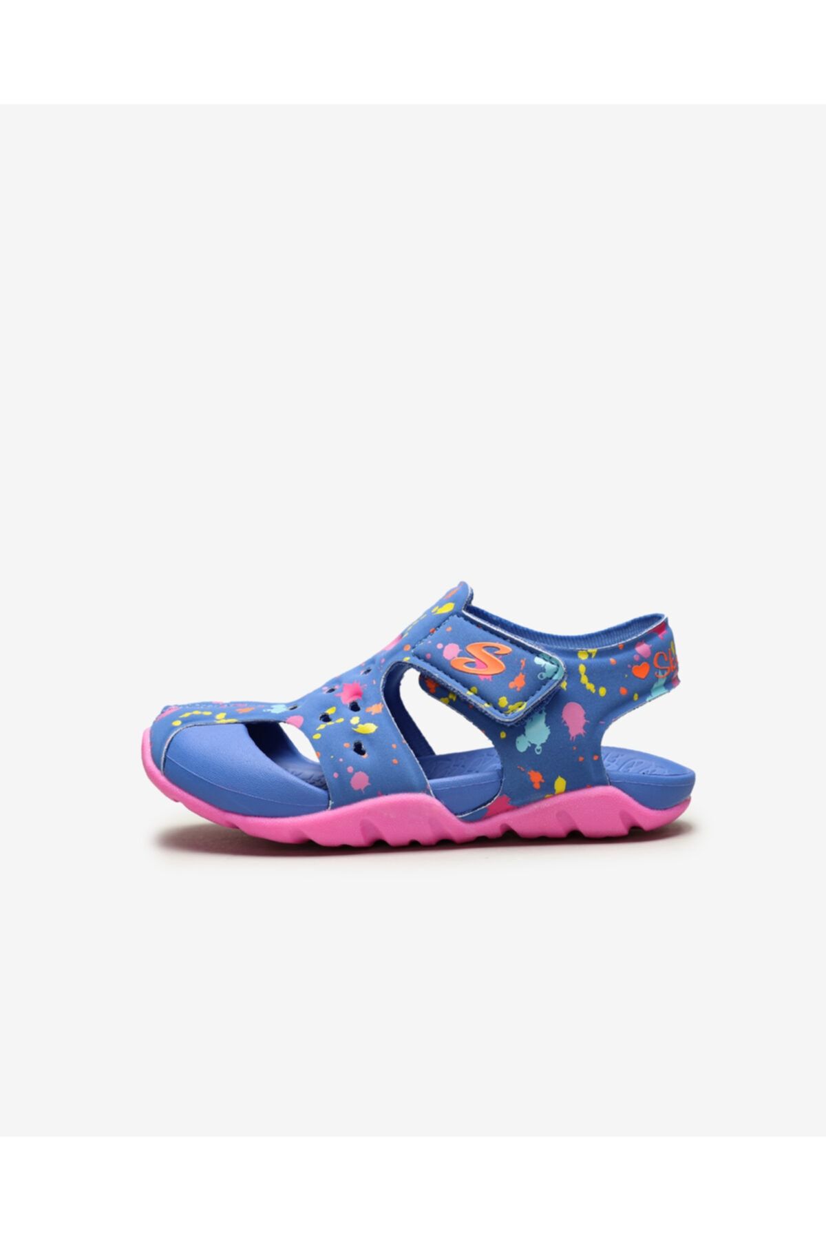 Skechers SİDE WAVE Küçük Kız Çocuk Mavi Sandalet - 86428N BLPK