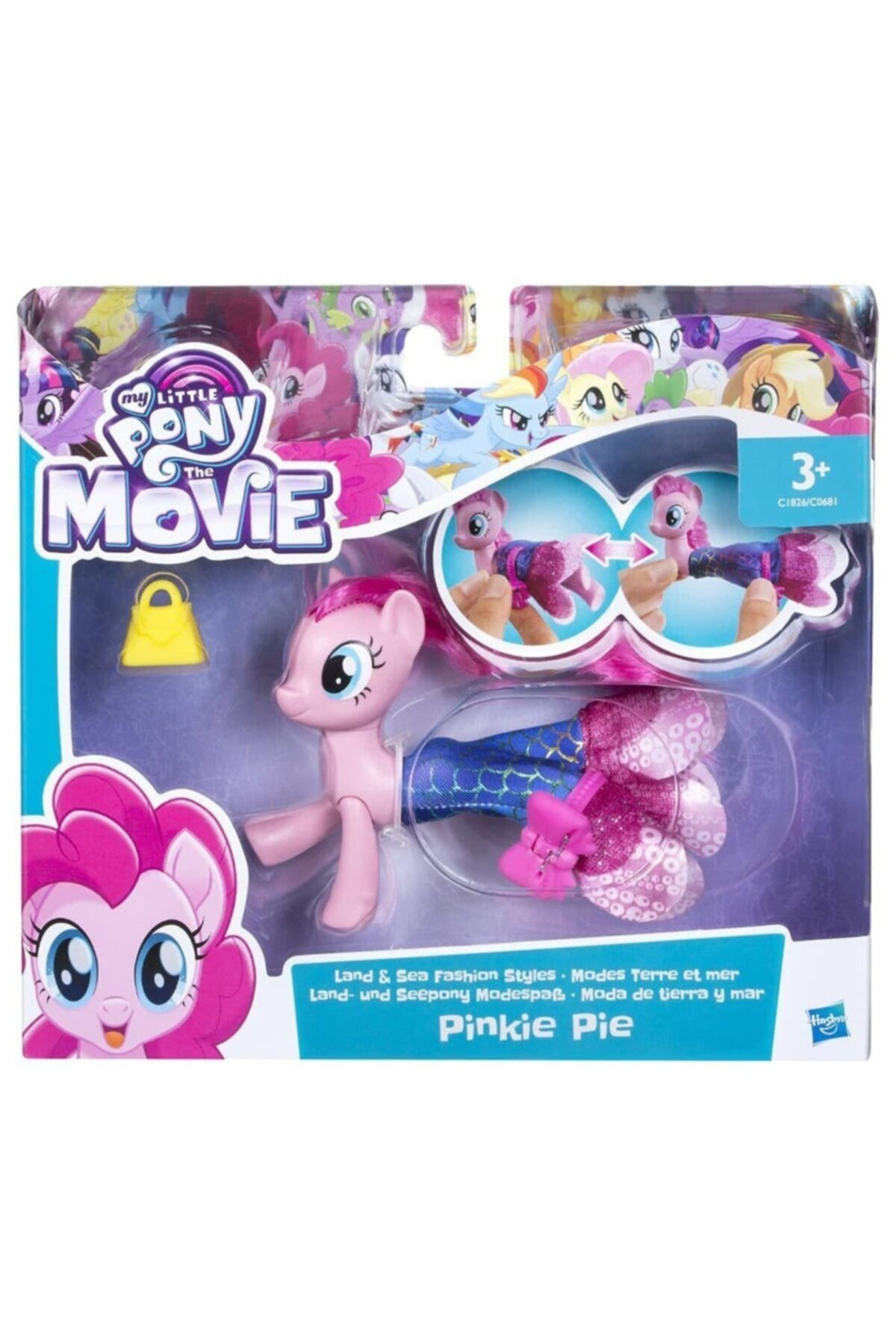 My Little Pony Değişebilen Deniz Ponyleri Pinkie Pie C0681 C1826