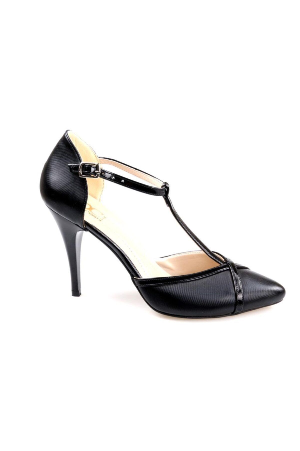 OC Bayan (35-39) Siyah Abiye Stiletto Ayakkabı