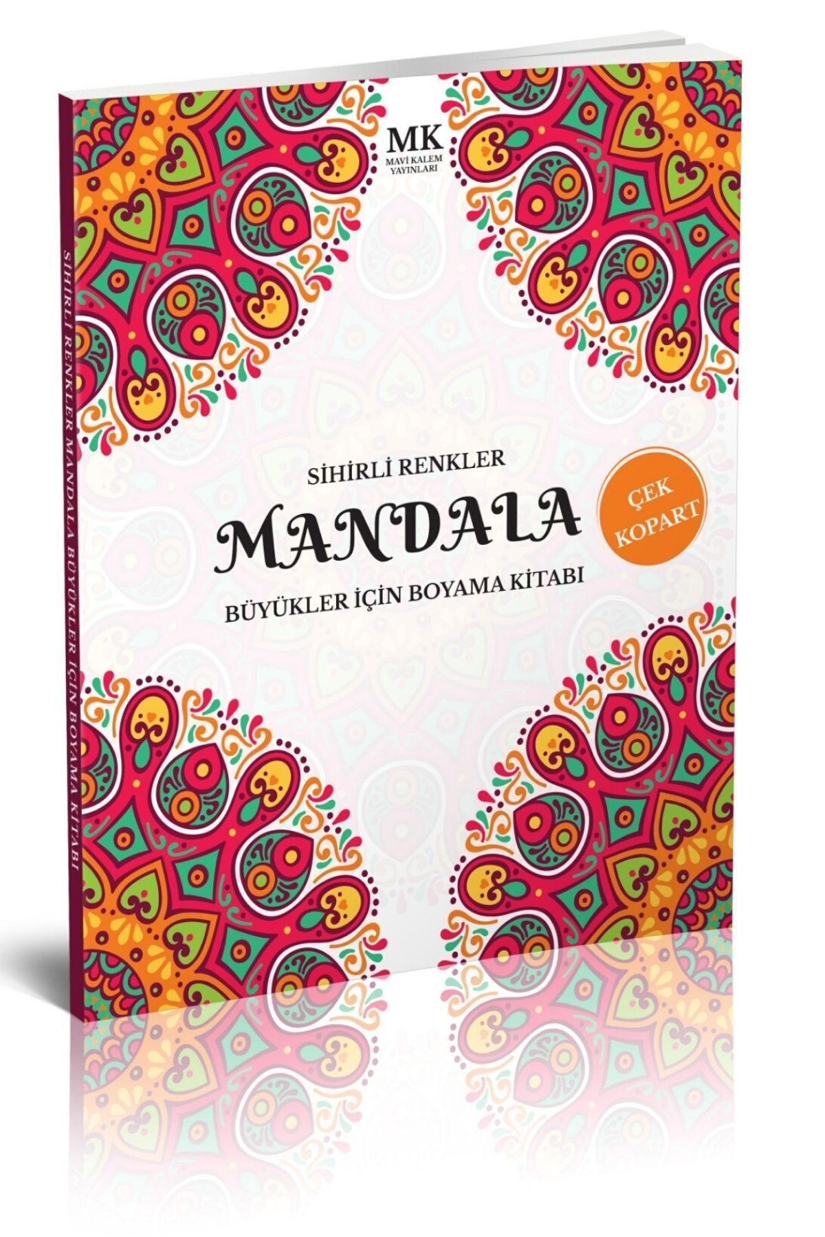 MK Mavi Kalem Yayınları Mandala Sihirli Renkler Büyükler Için Boyama Kitabı