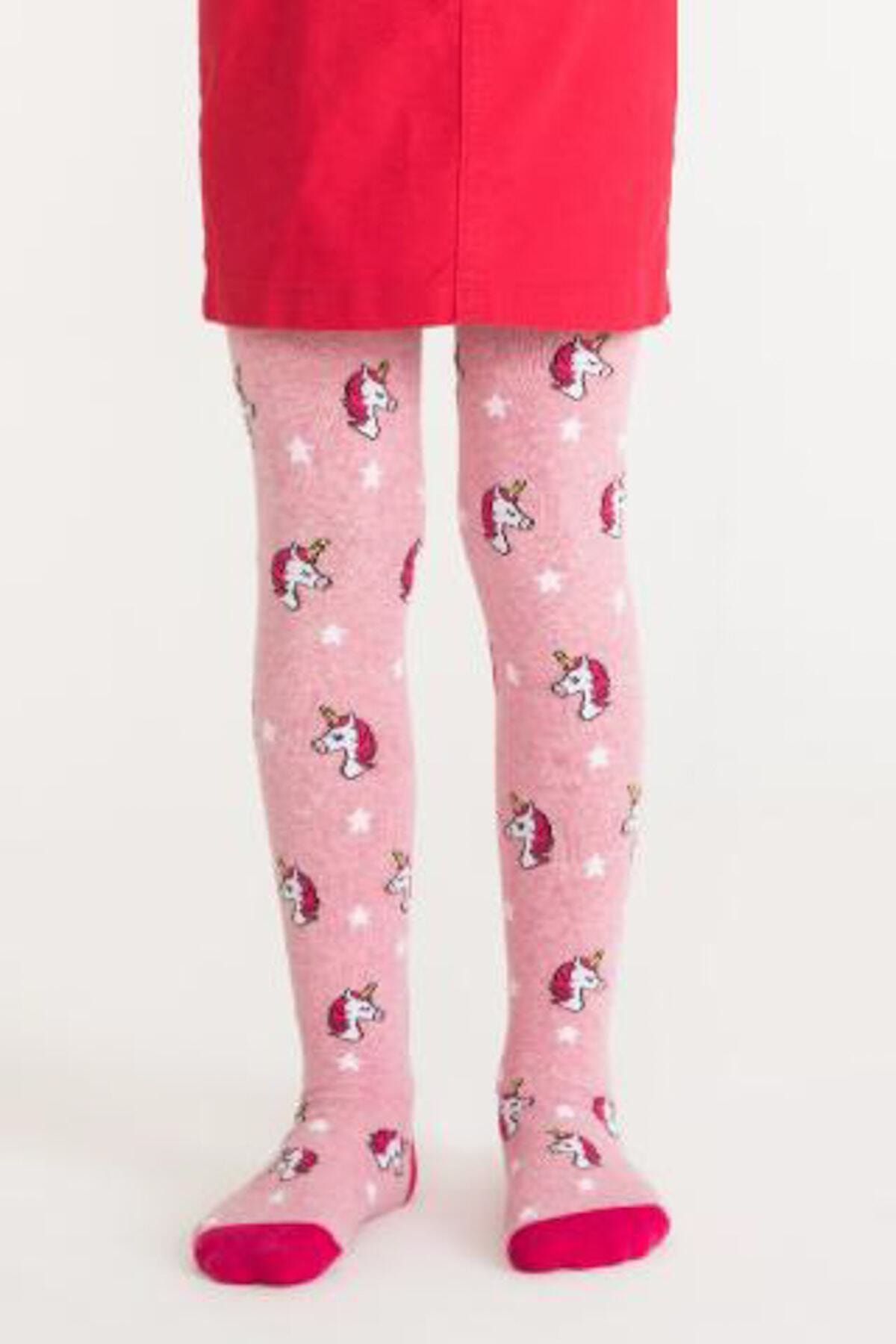 Penti Pembe Pretty Pink Unicorn Külotlu Çorap